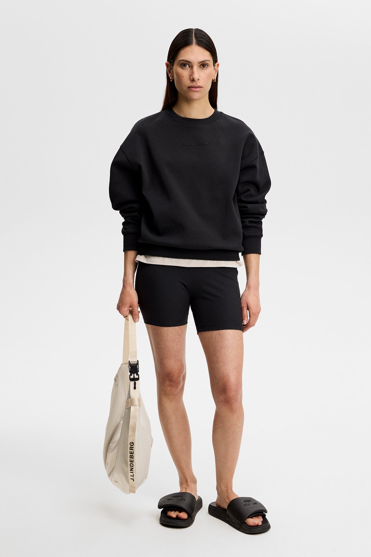 Elisa Biker Shorts in Black by J.Lindeberg