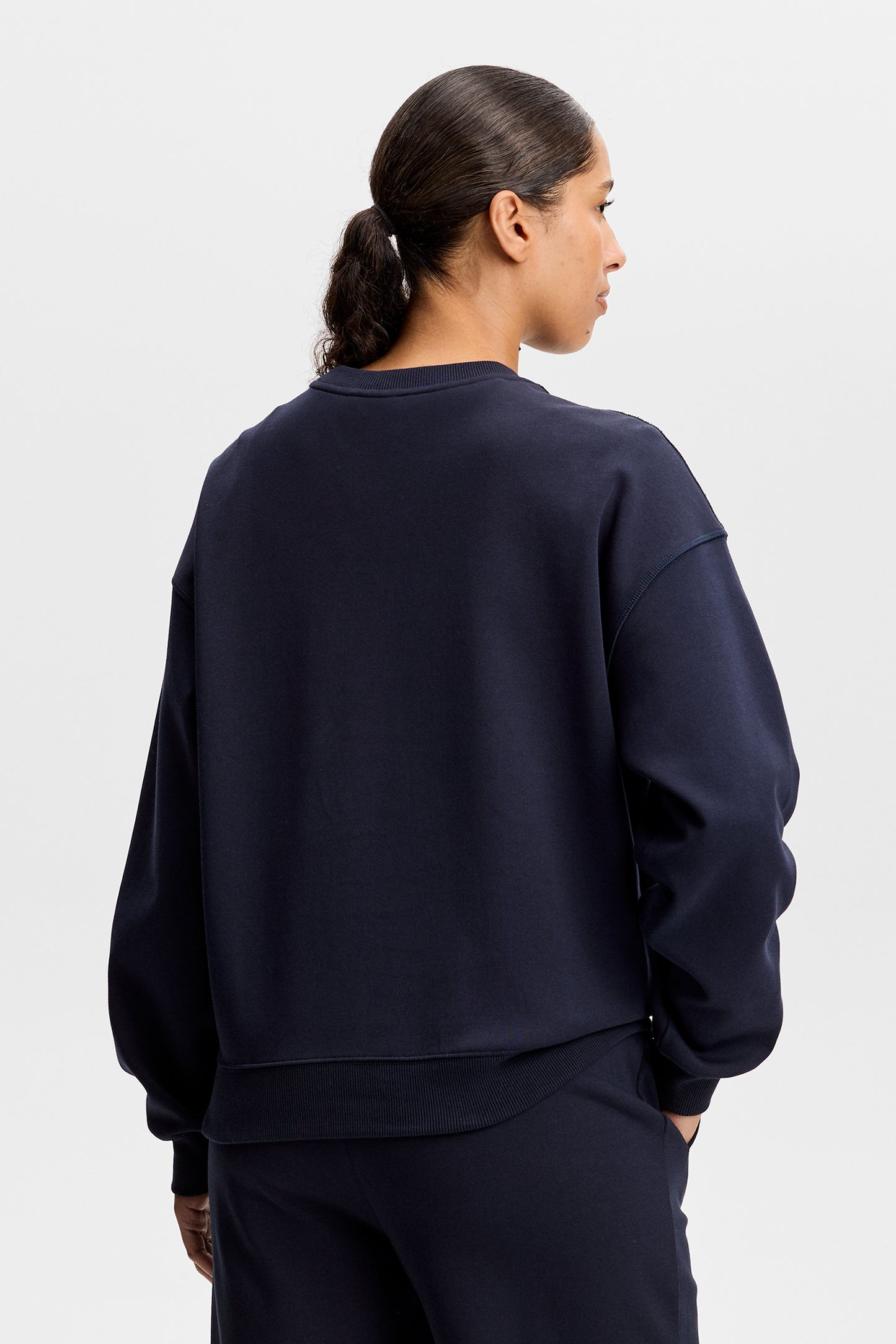 Cove Crew Neck in JL Navy by J.Lindeberg