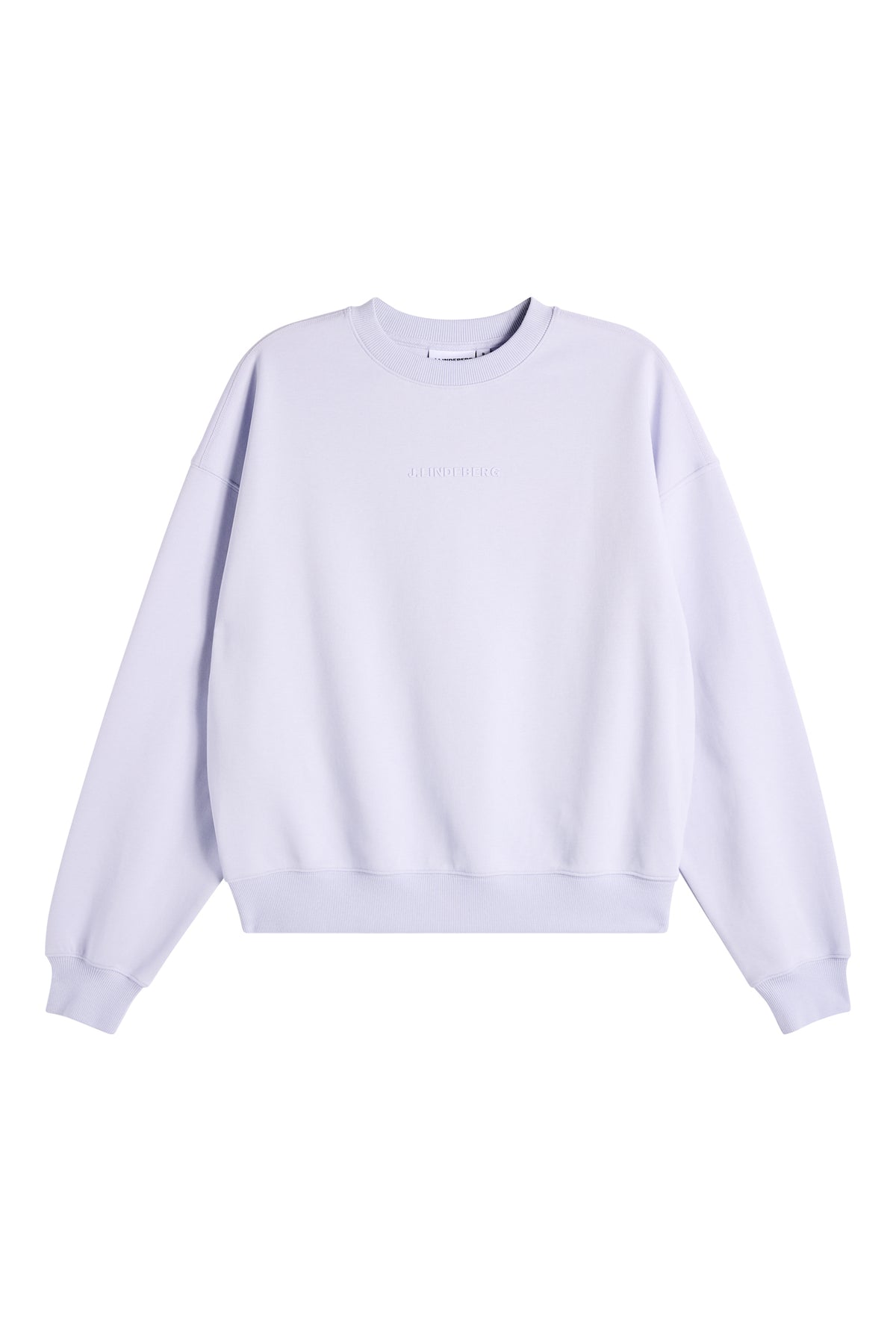 Cove Crew Neck in Purple Heather by J.Lindeberg