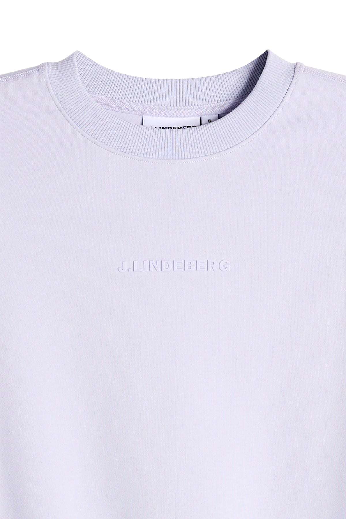 Cove Crew Neck in Purple Heather by J.Lindeberg