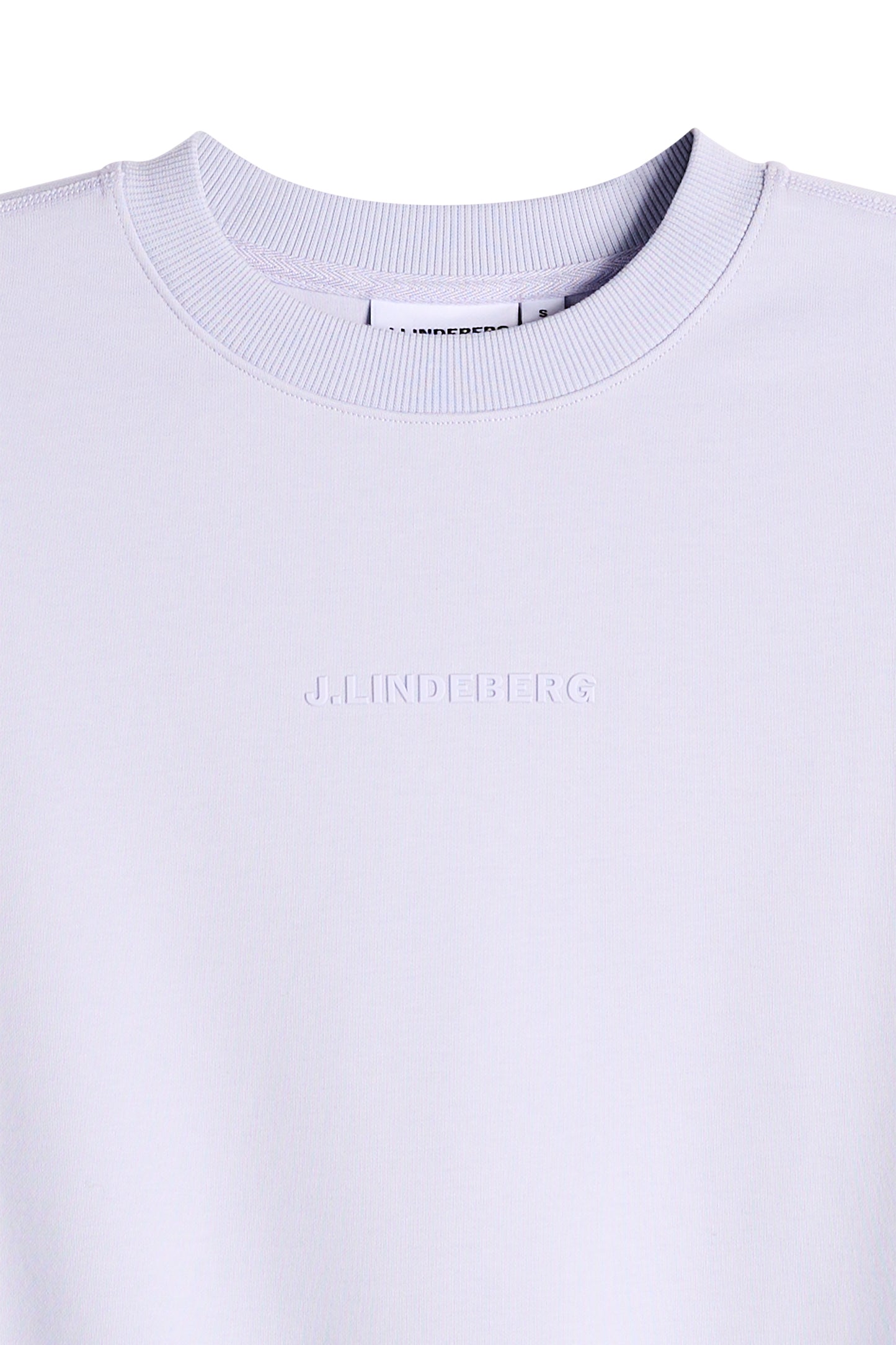Cove Crew Neck in Purple Heather by J.Lindeberg