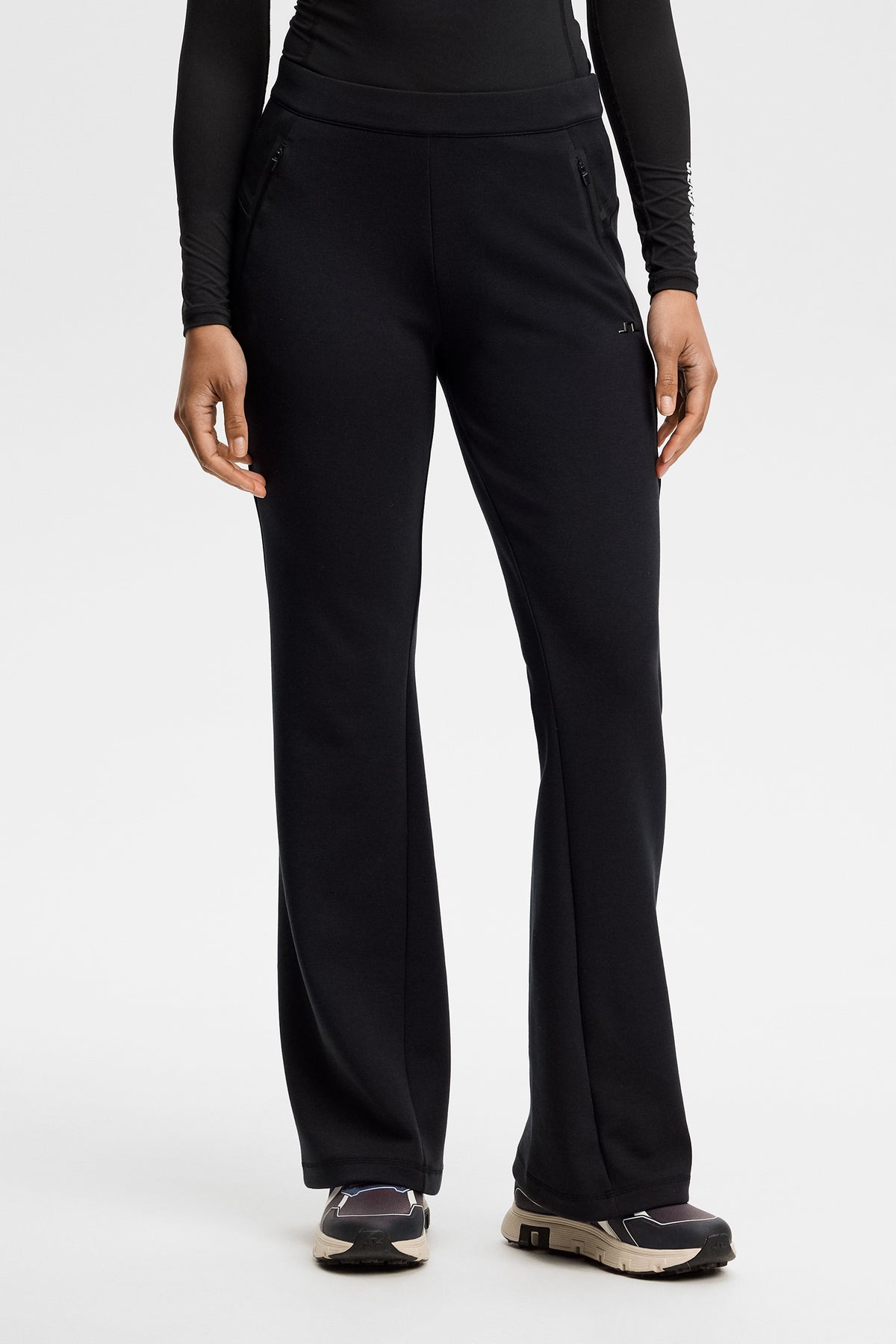 Aura Flare Pants in Black by J.Lindeberg