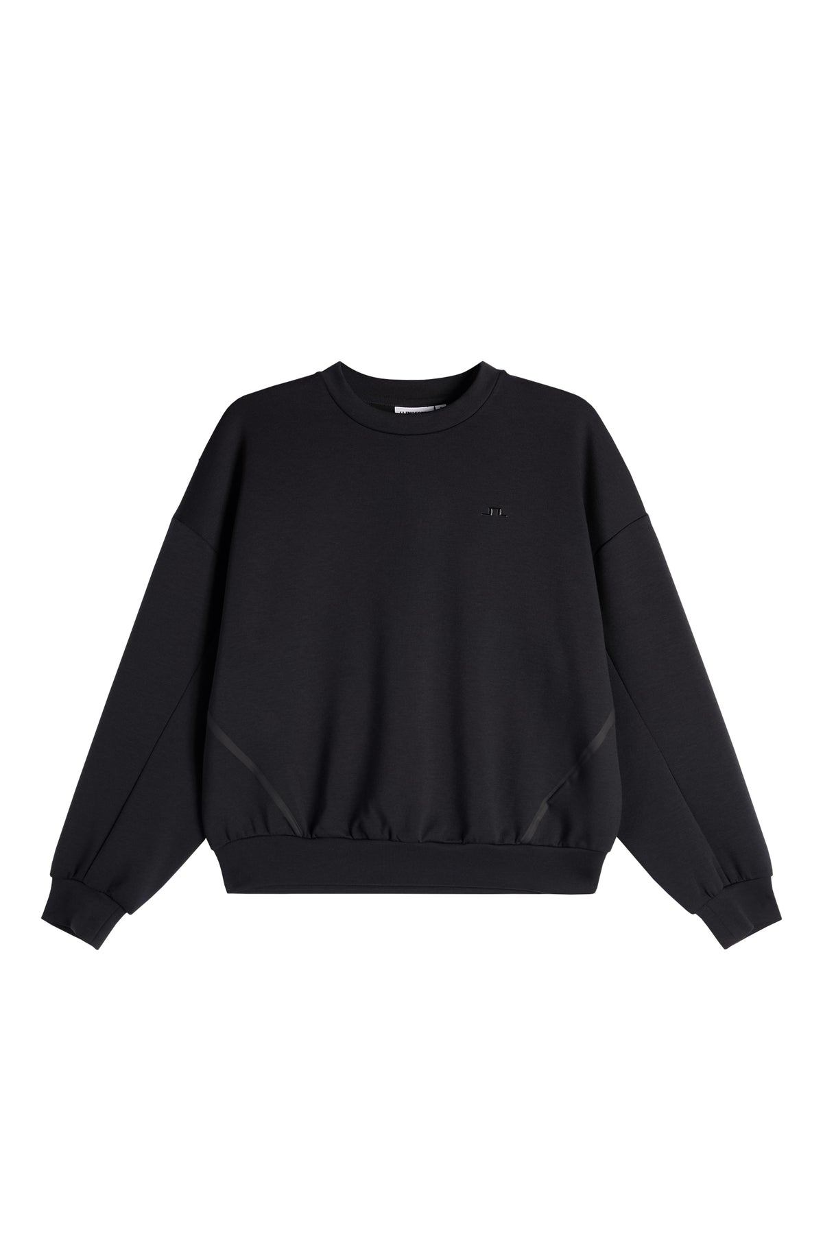 Aura Crew Neck in Black by J.Lindeberg