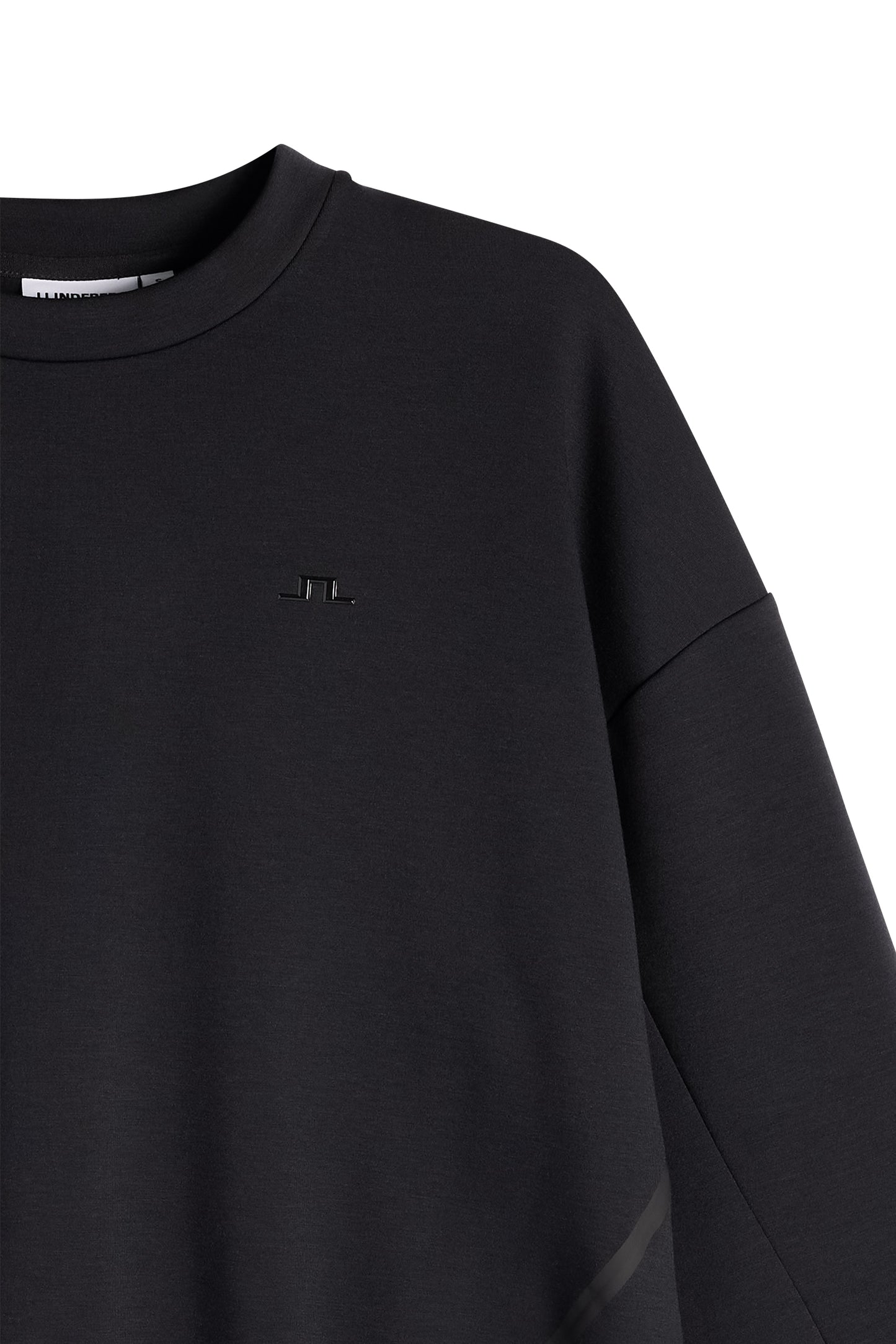 Aura Crew Neck in Black by J.Lindeberg