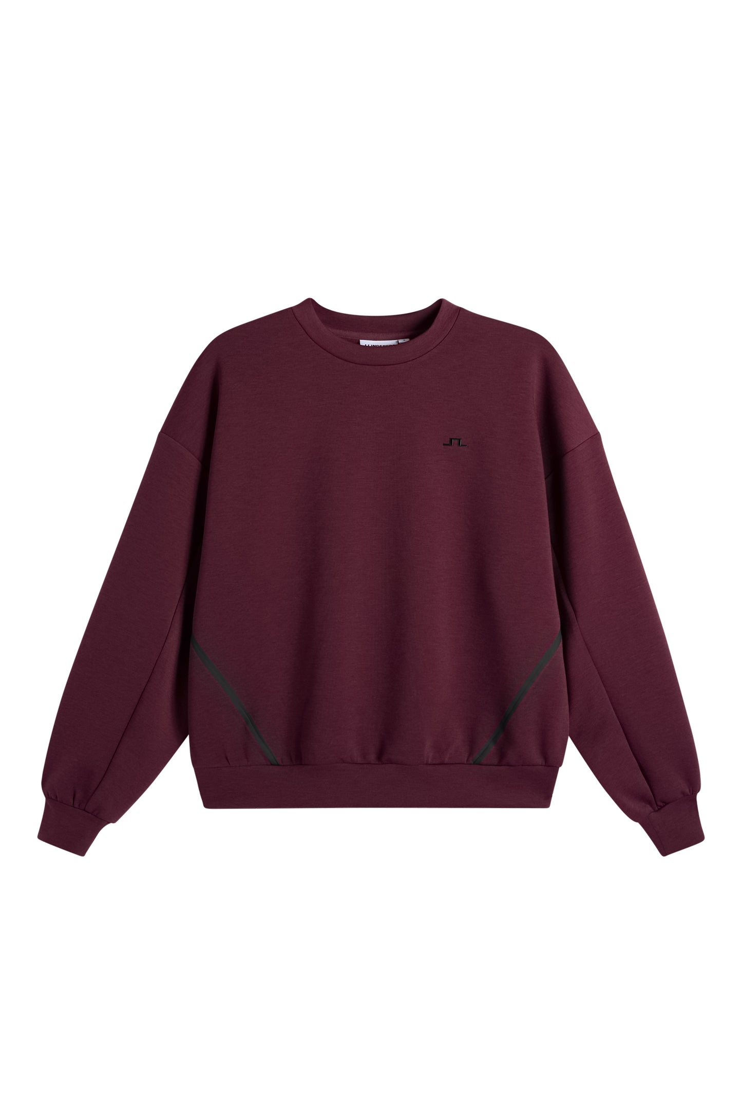 Aura Crew Neck in Winetasting by J.Lindeberg