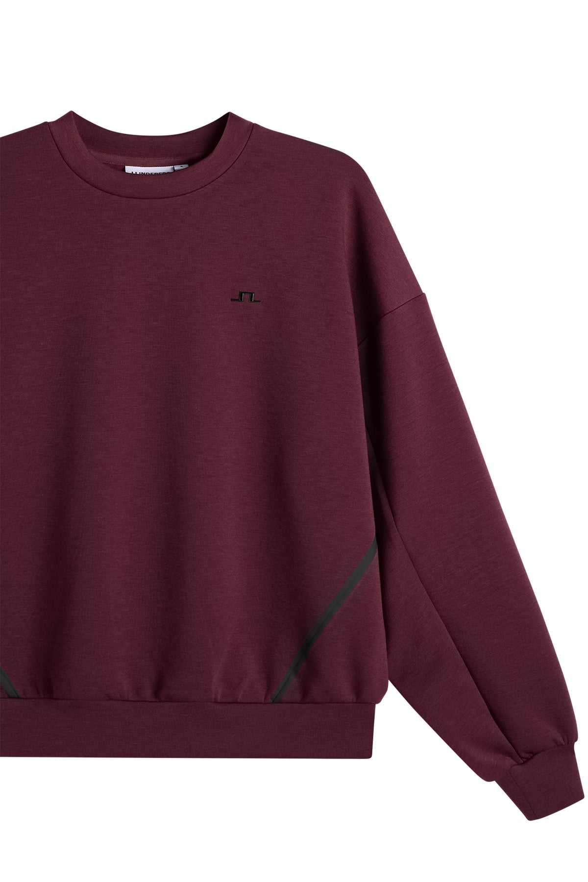 Aura Crew Neck in Winetasting by J.Lindeberg