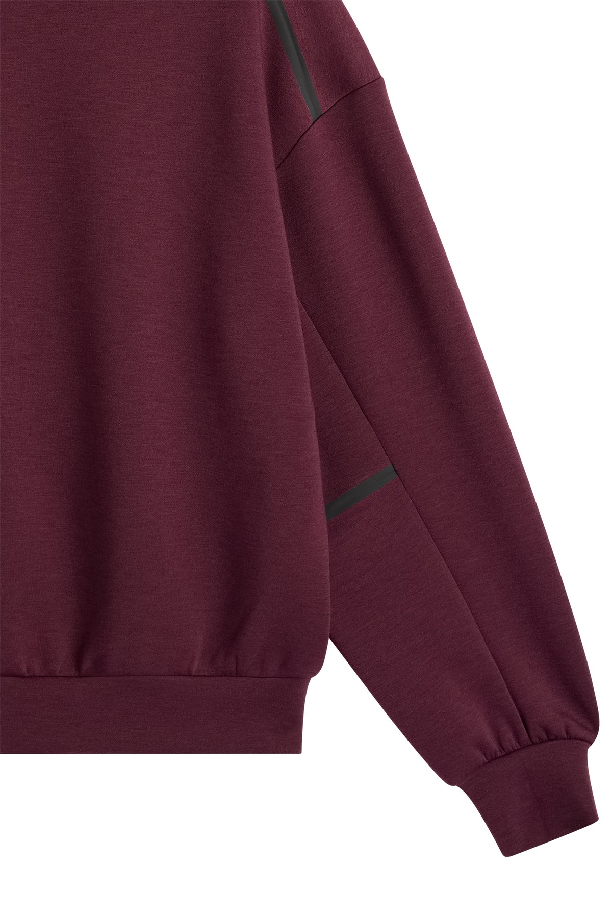 Aura Crew Neck in Winetasting by J.Lindeberg