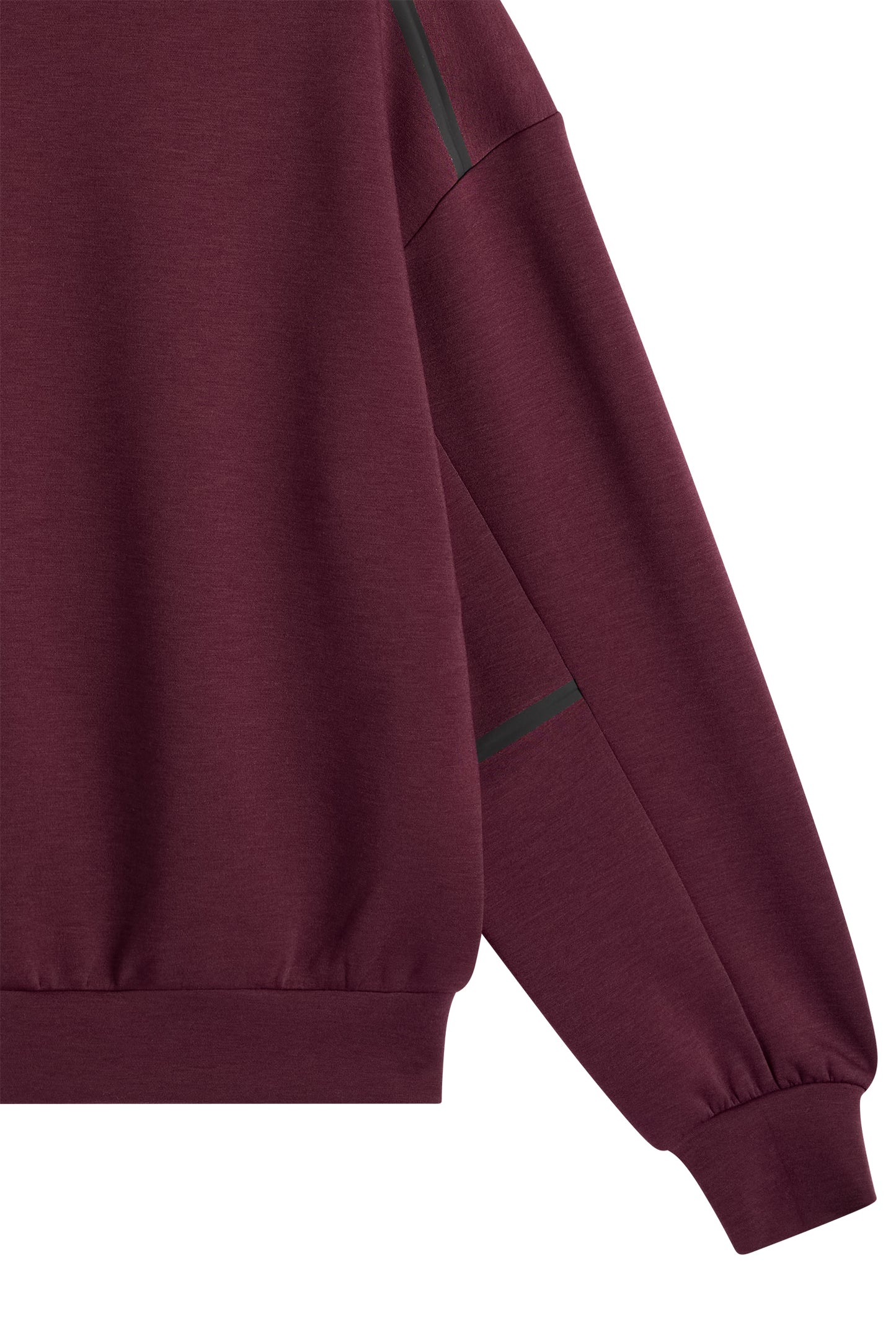 Aura Crew Neck in Winetasting by J.Lindeberg