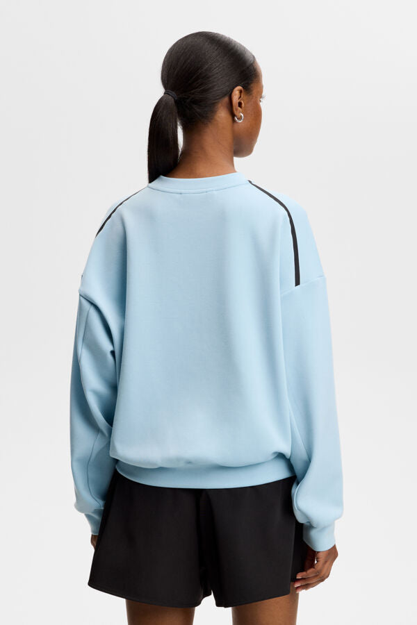 Aura Crew Neck / Forget-Me-Not