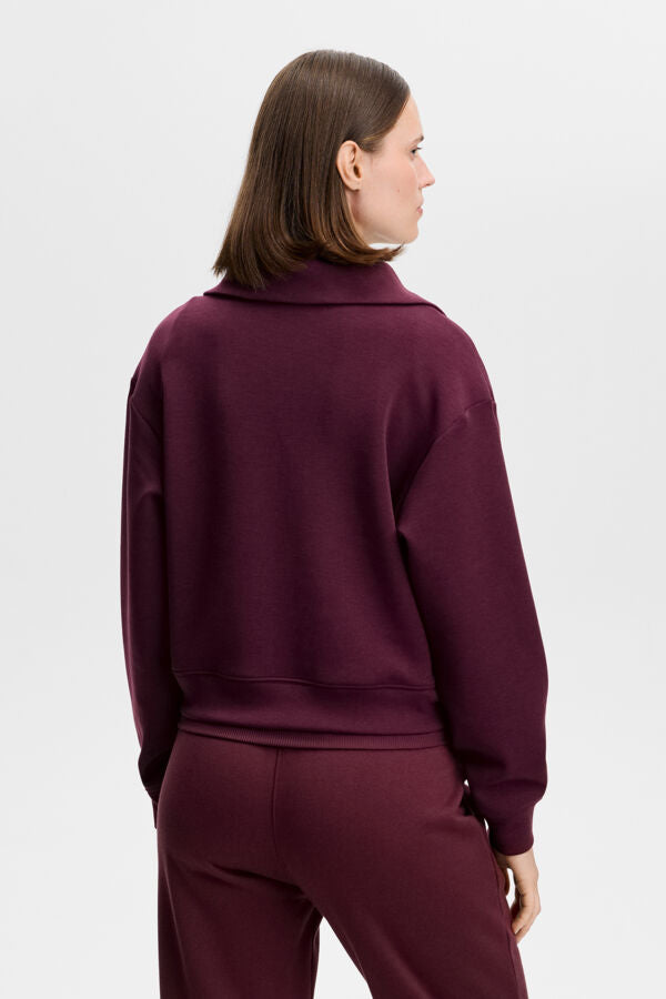 Funnel Zip Sweatshirt / Winetasting