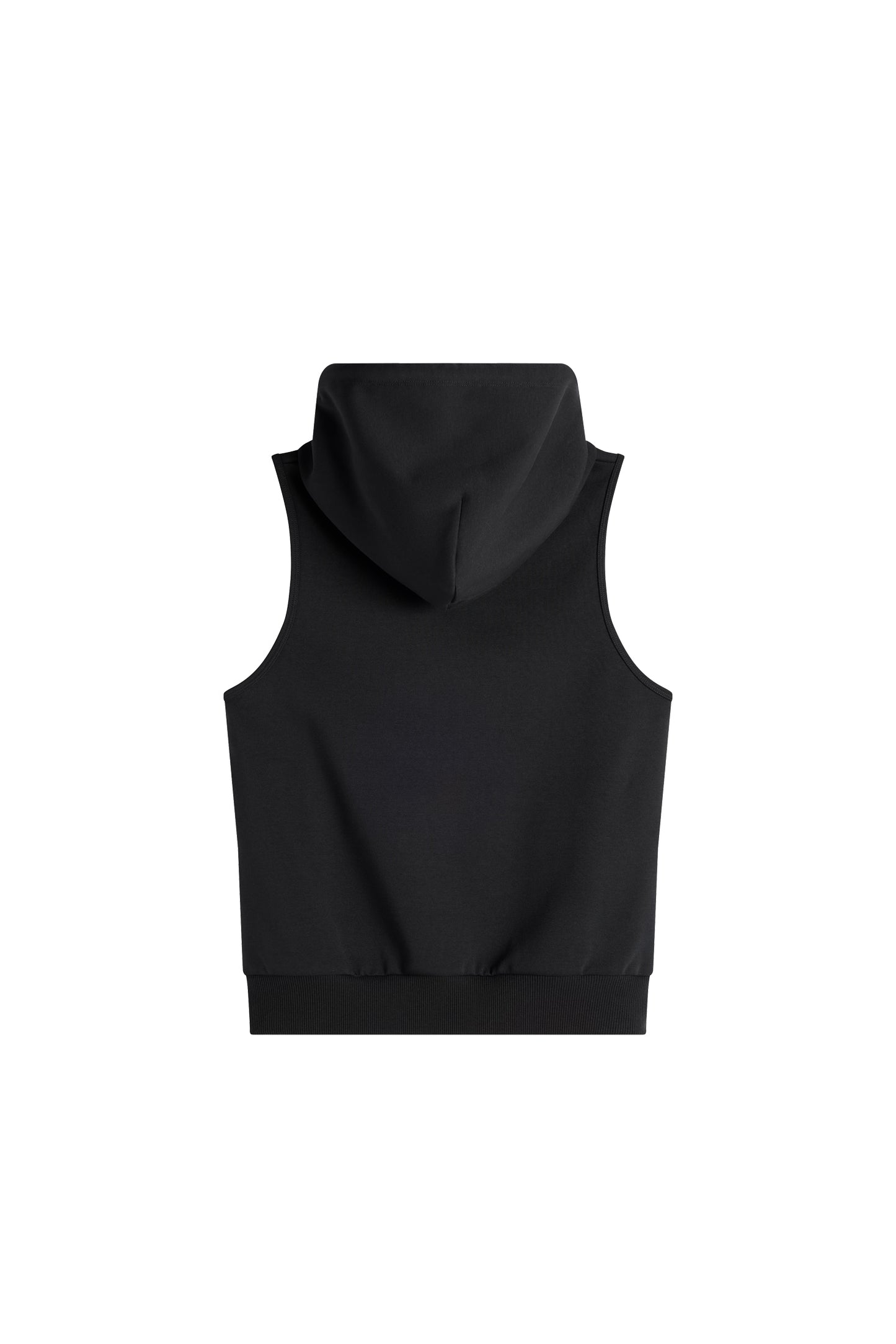 Sarah Sleeveless Hood in Black by J.Lindeberg