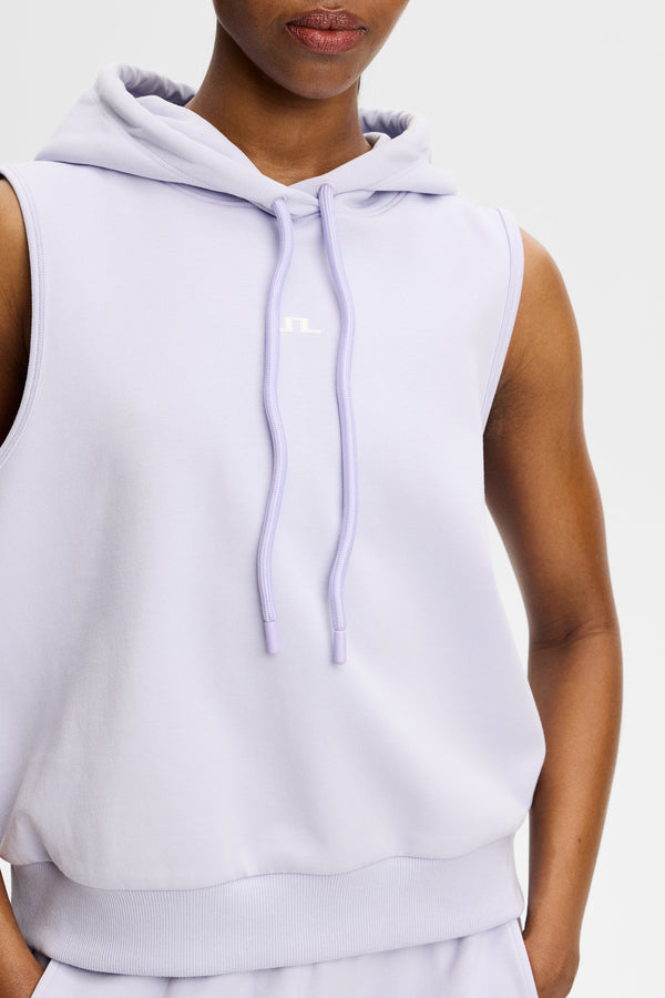 Sarah Sleeveless Hood / Purple Heather