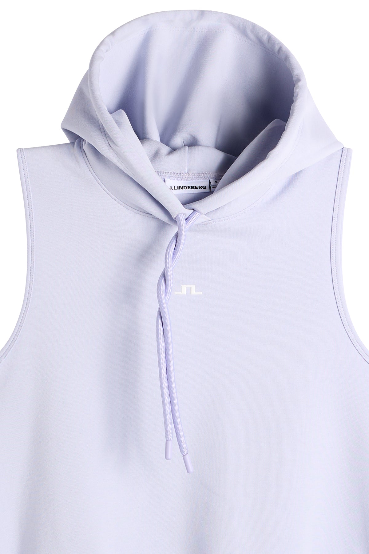 Sarah Sleeveless Hood in Purple Heather by J.Lindeberg