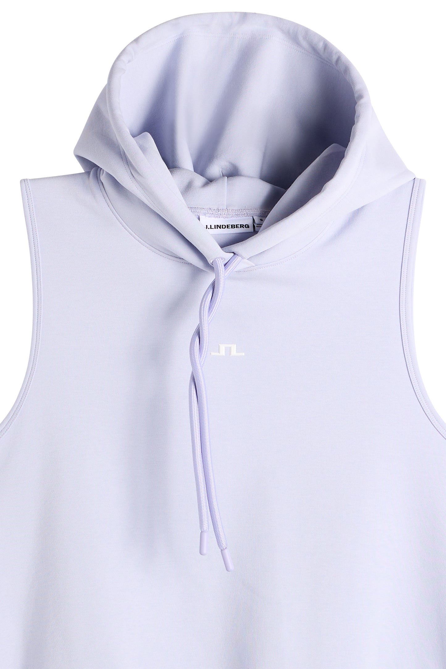 Sarah Sleeveless Hood in Purple Heather by J.Lindeberg