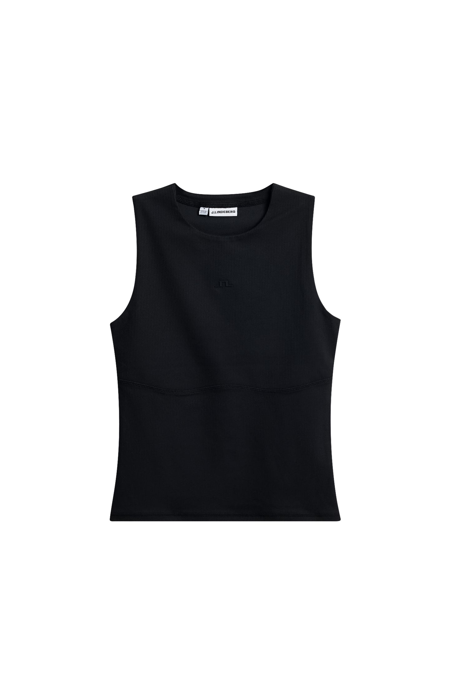 Hannah Sleeveless Top in Black by J.Lindeberg