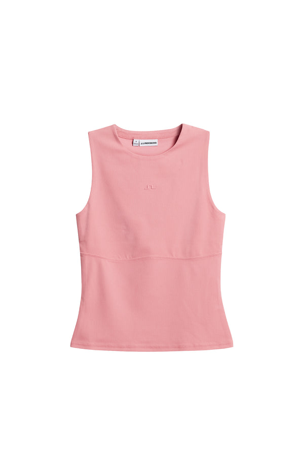Hannah Sleeveless Top / Flamingo Plume