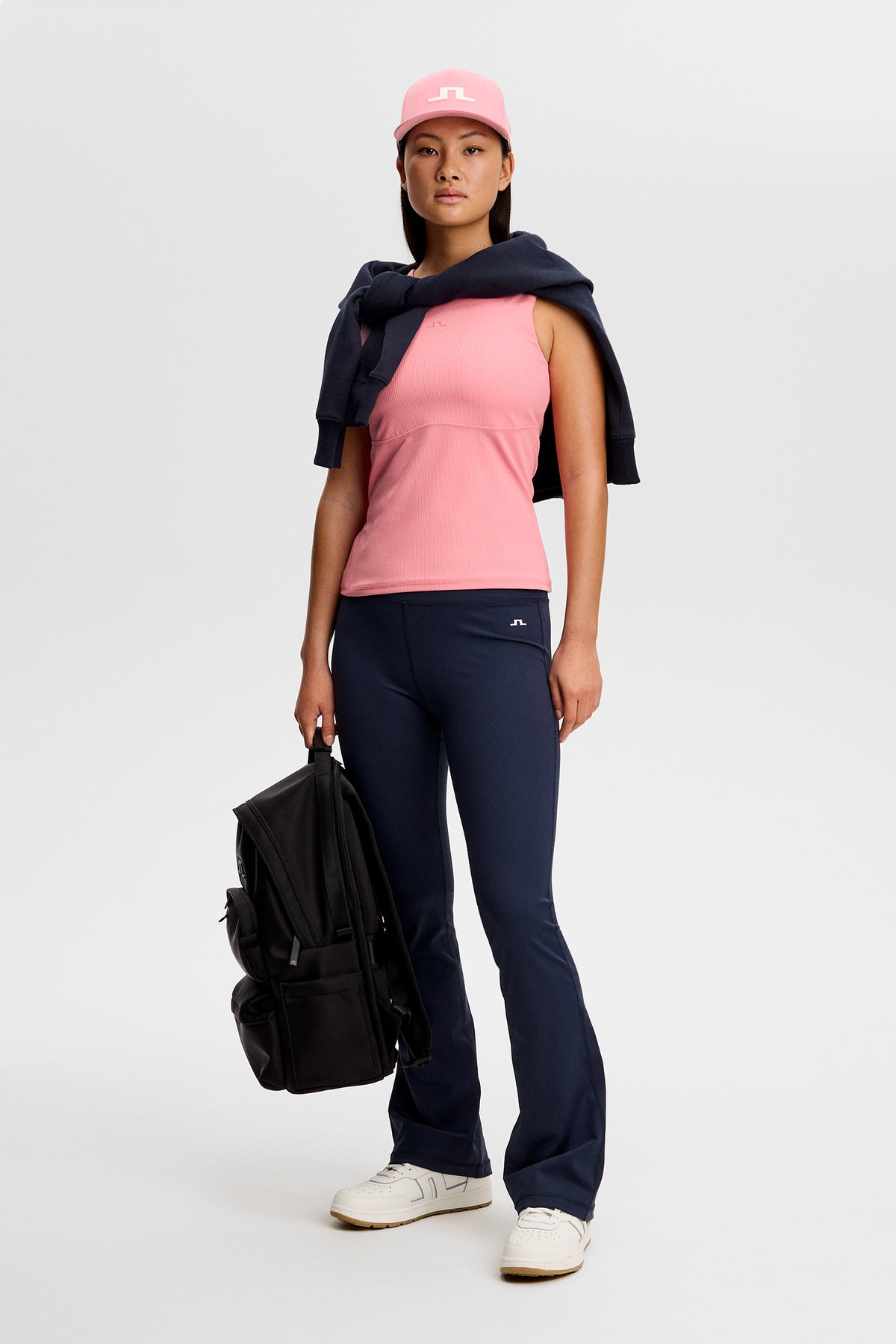 Hannah Sleeveless Top in Flamingo Plume by J.Lindeberg