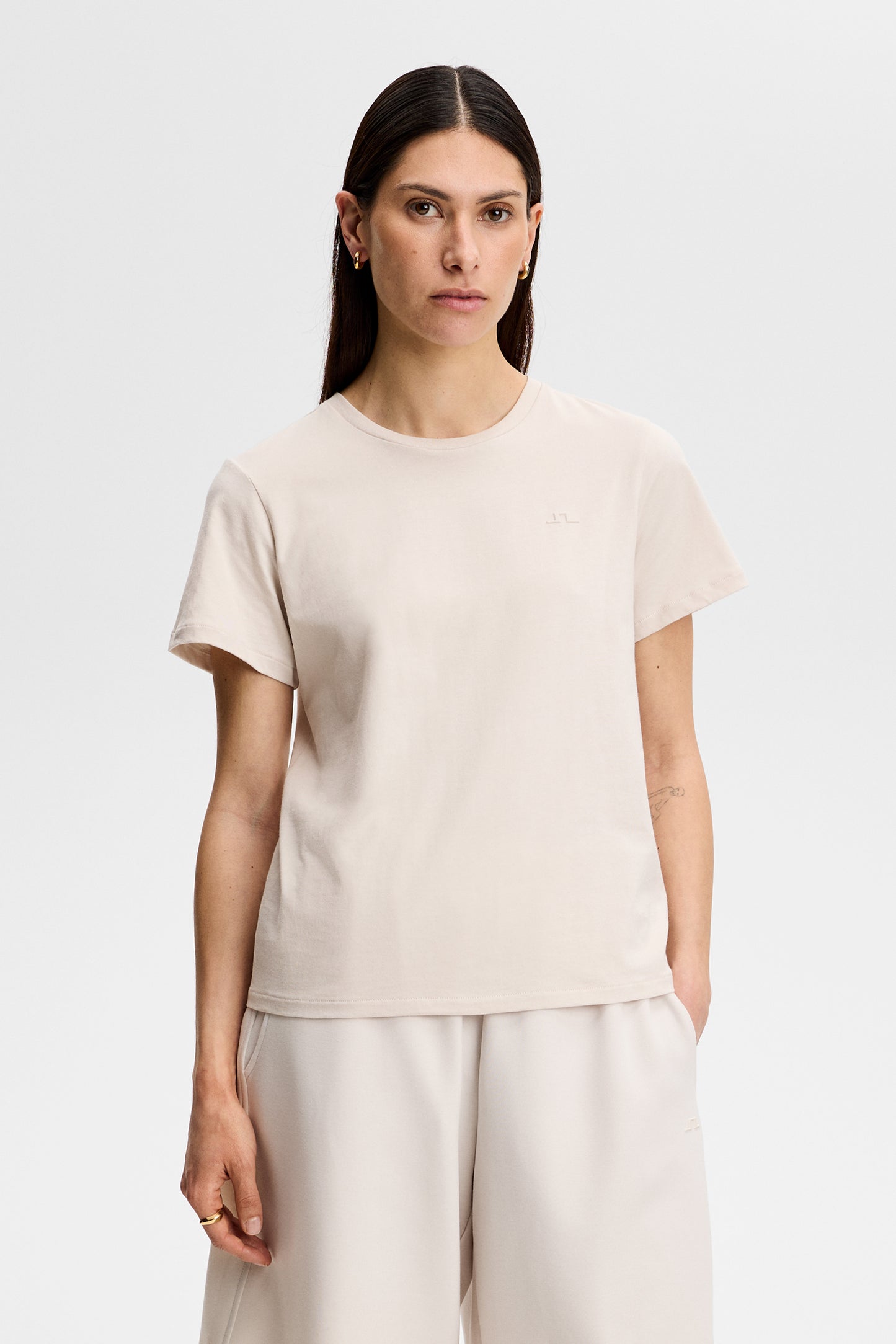 Nova T-shirt in Moonbeam by J.Lindeberg