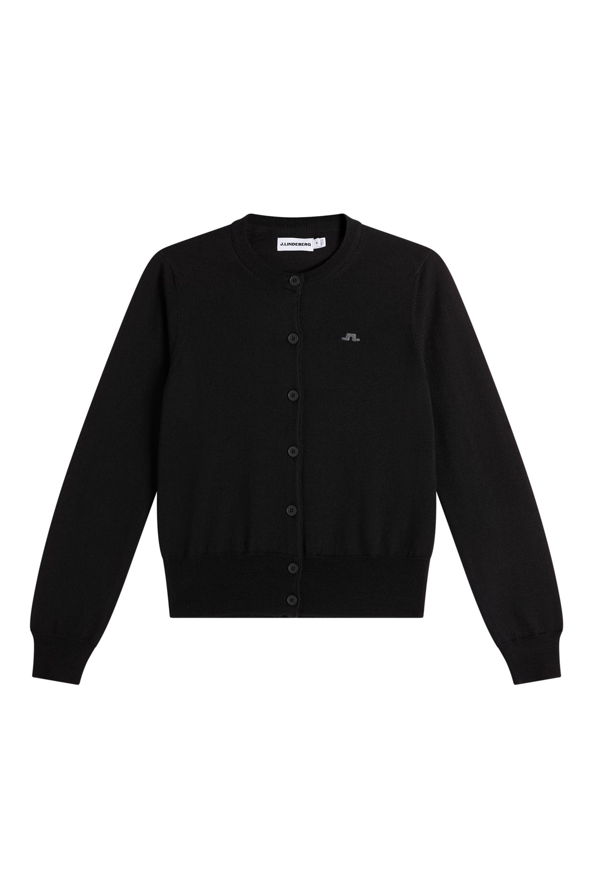 Joanna Knitted Cardigan in Black by J.Lindeberg