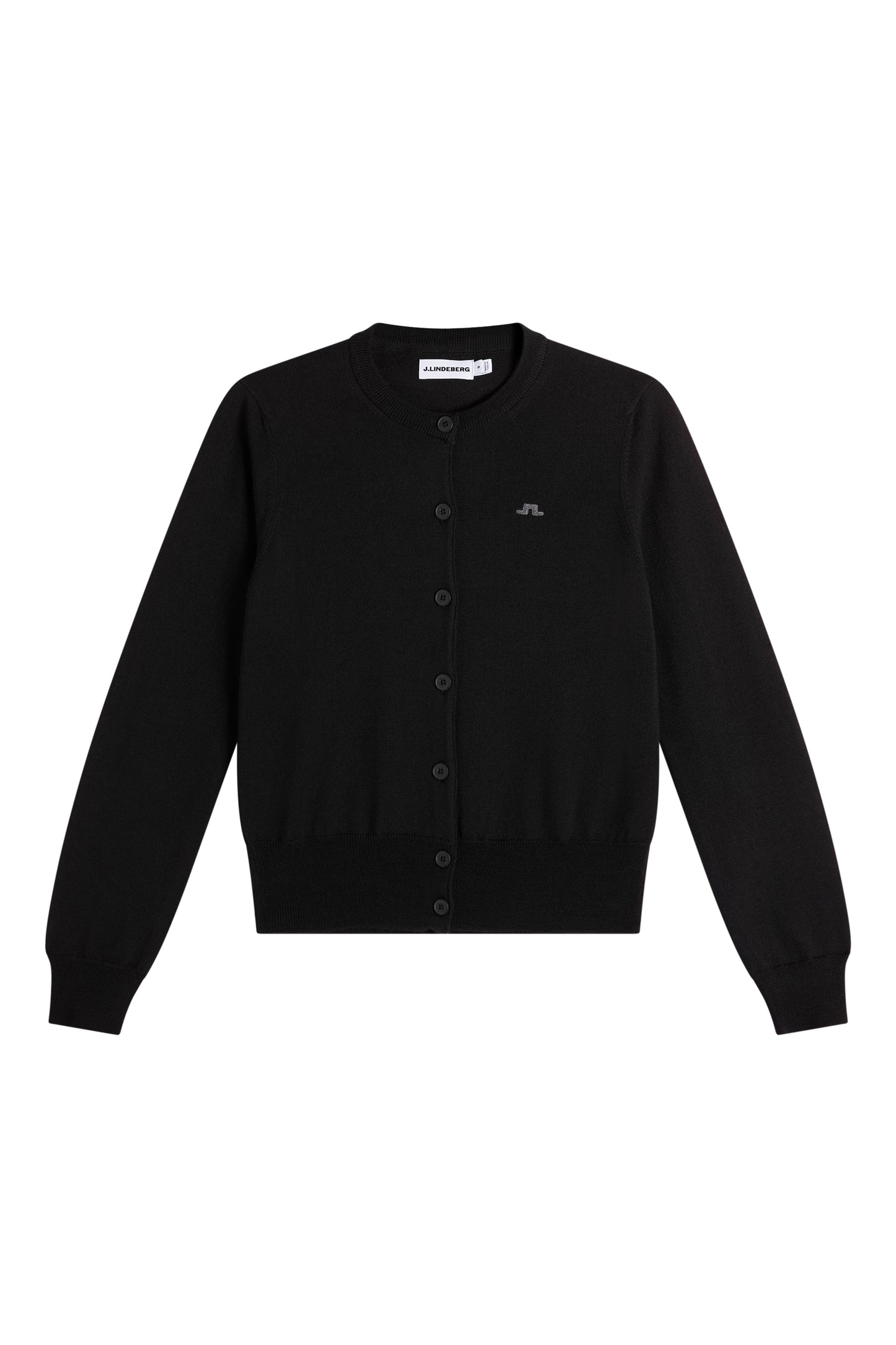 Joanna Knitted Cardigan in Black by J.Lindeberg