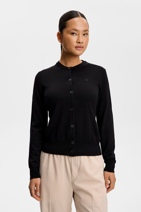 Joanna Knitted Cardigan / Black