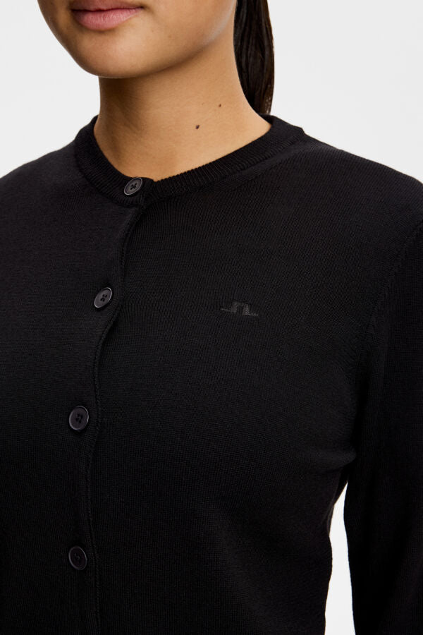Joanna Knitted Cardigan / Black
