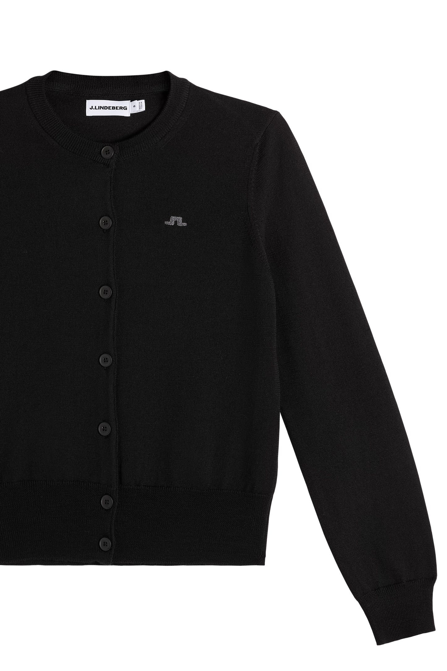 Joanna Knitted Cardigan in Black by J.Lindeberg