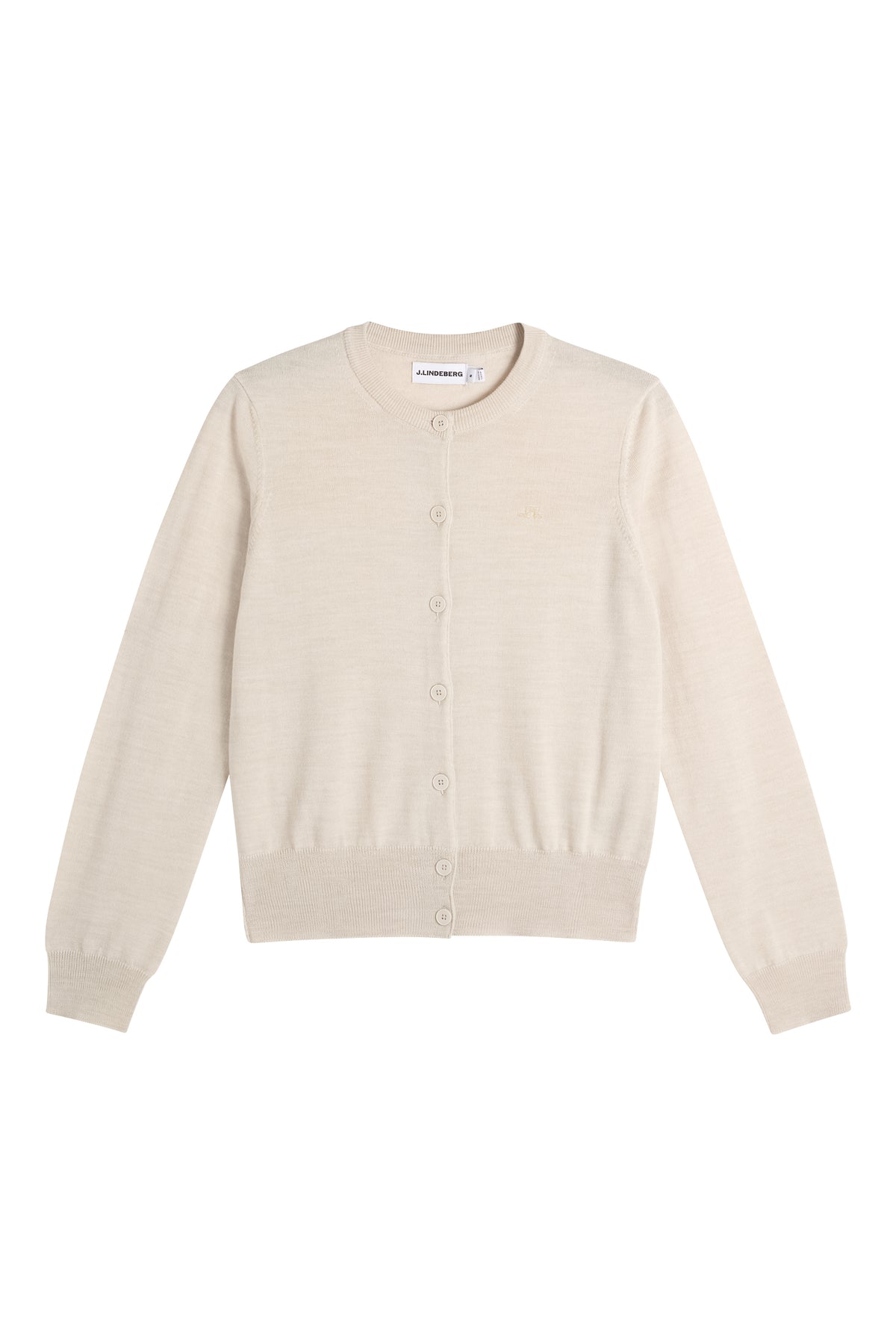 Joanna Knitted Cardigan in Moonbeam Melange by J.Lindeberg