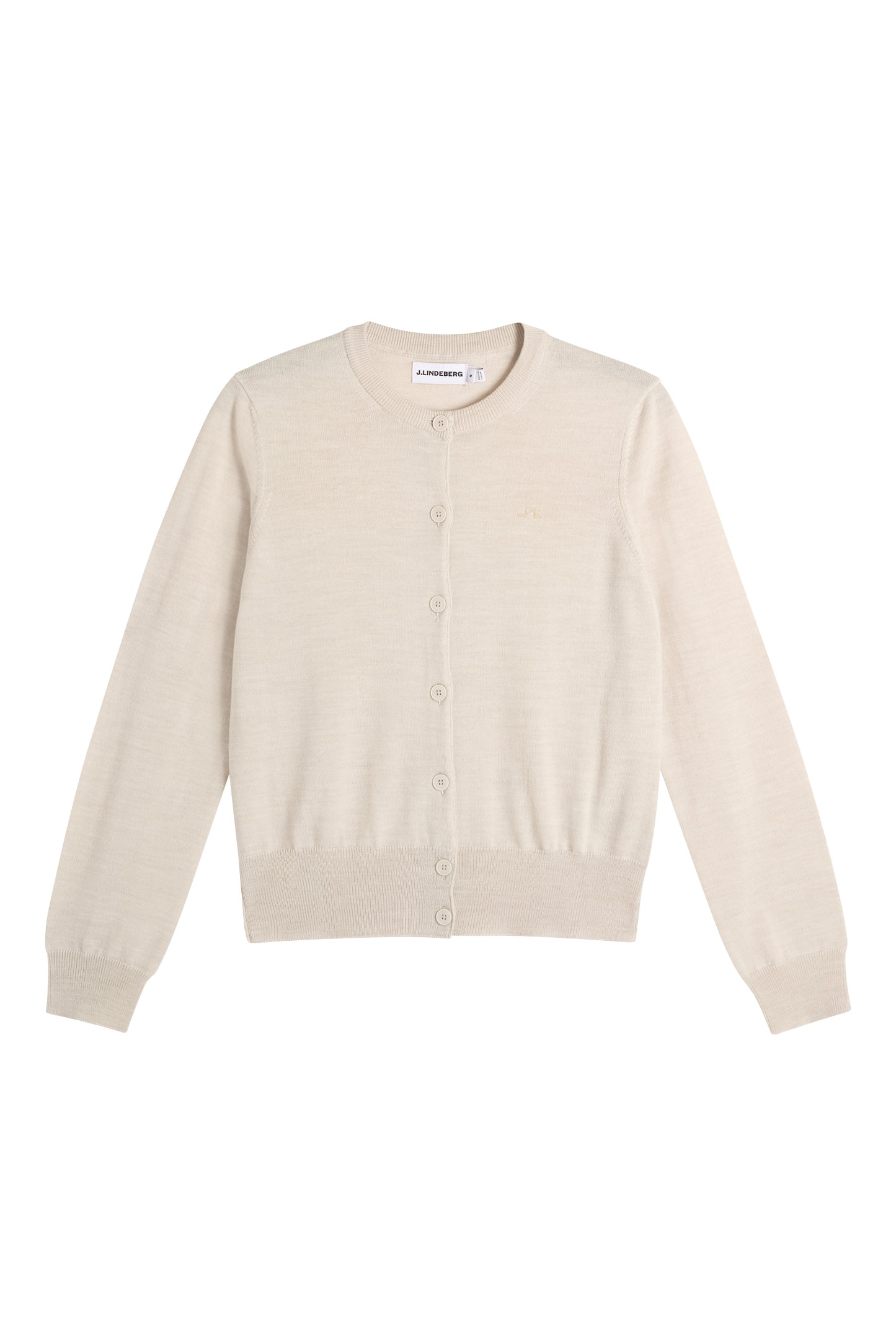 Joanna Knitted Cardigan in Moonbeam Melange by J.Lindeberg
