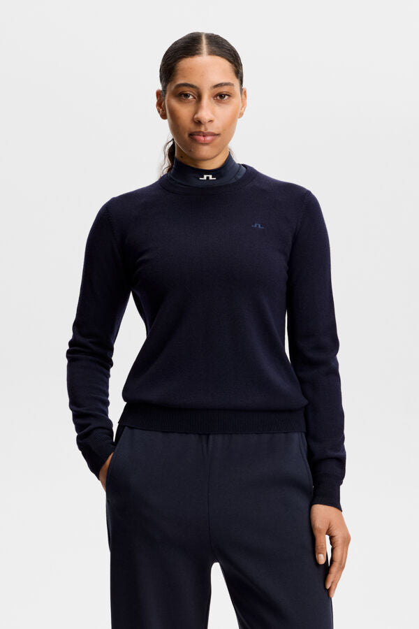 Aria Knitted Sweater / JL Navy