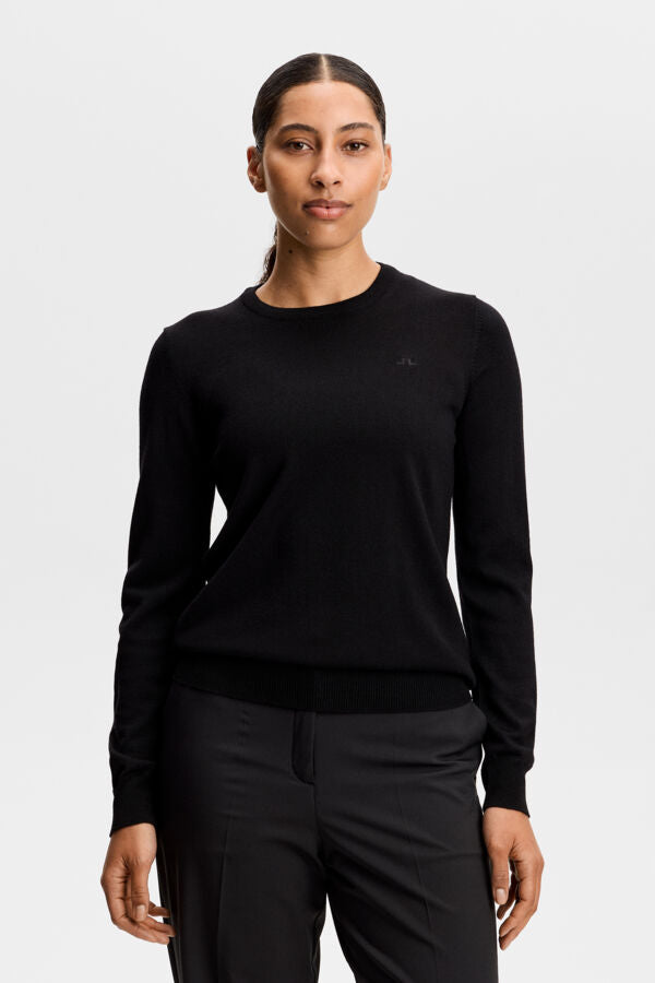 Aria Knitted Sweater / Black