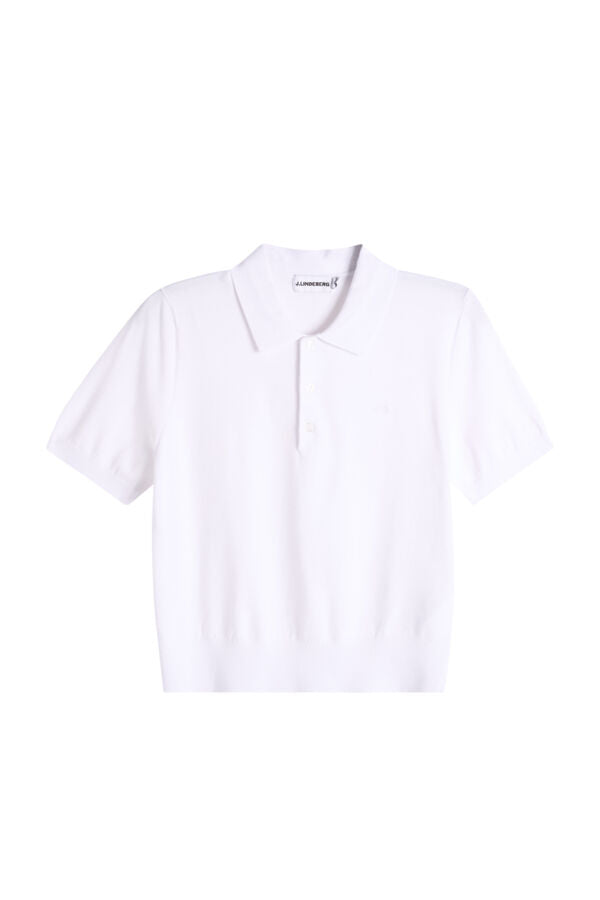 Blake SS Knit Polo / White