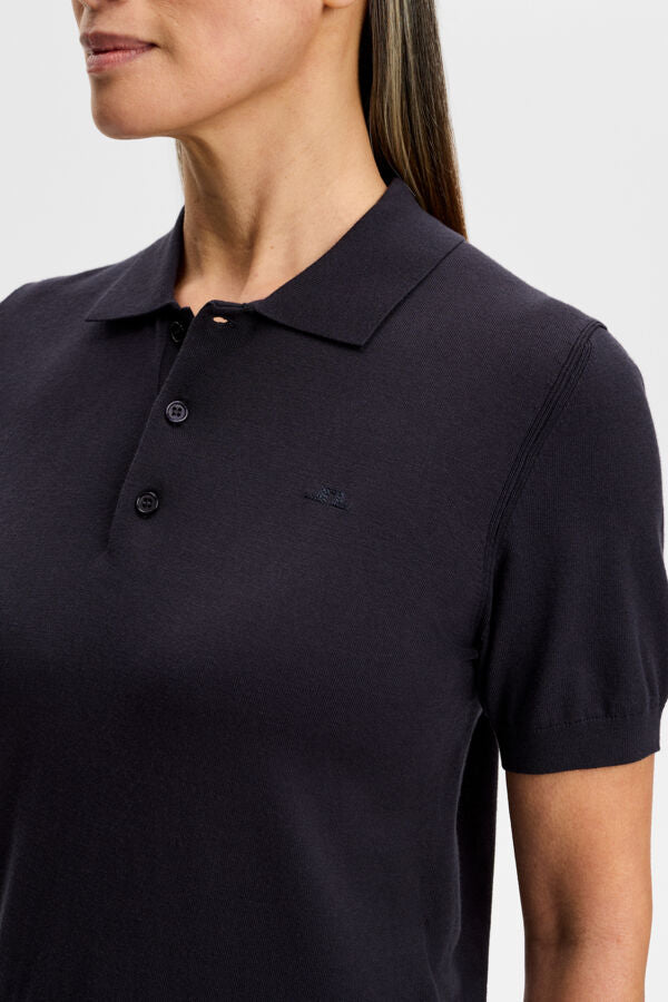 Blake SS Knit Polo / JL Navy