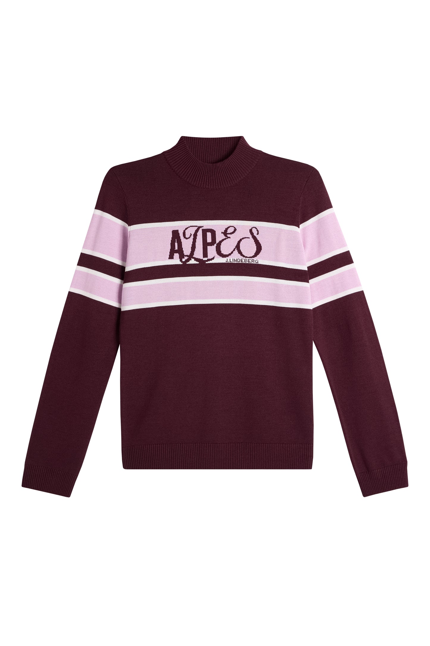 Miracle Knitted Sweater in Winetasting by J.Lindeberg