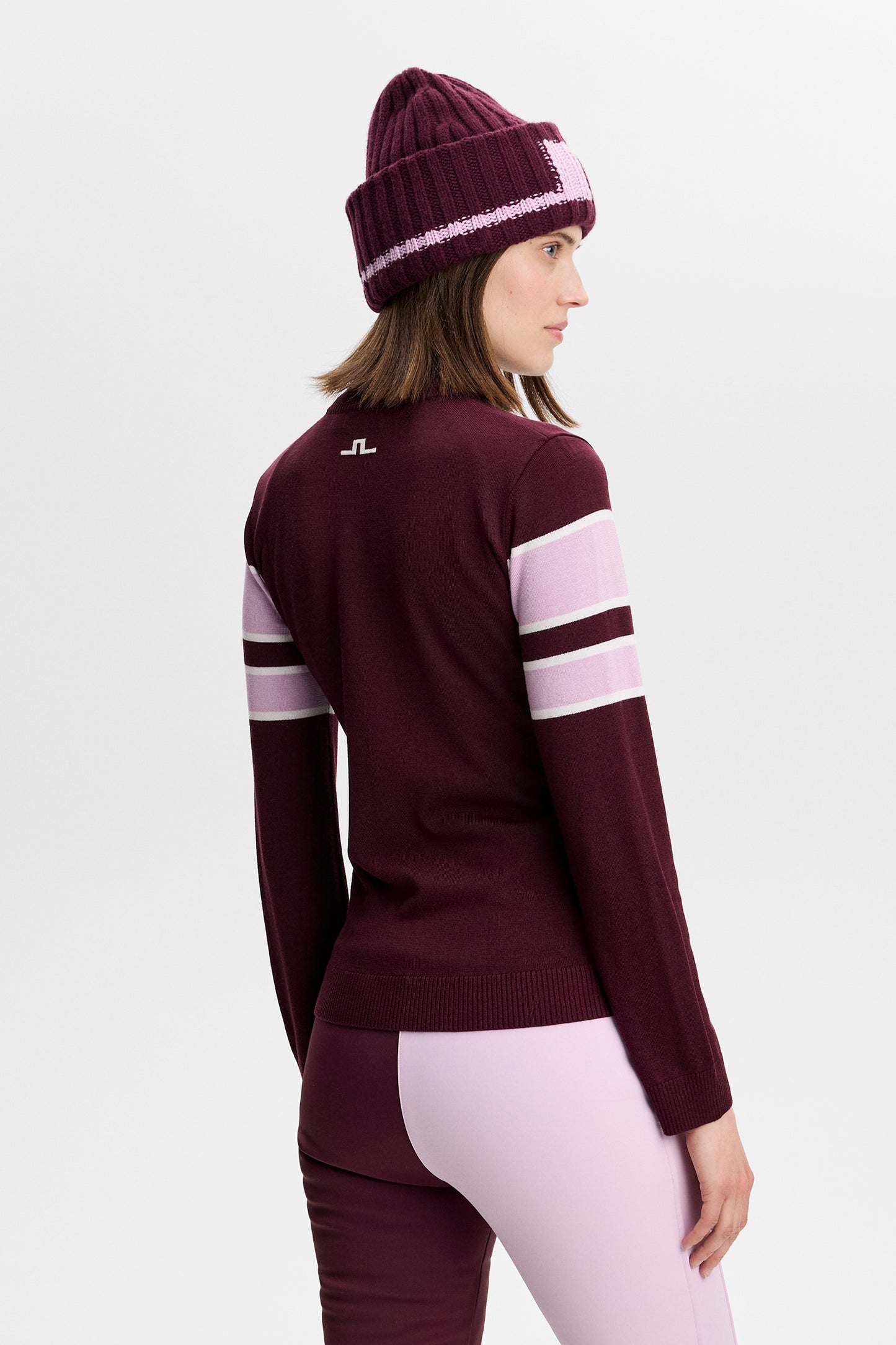 Miracle Knitted Sweater in Winetasting by J.Lindeberg