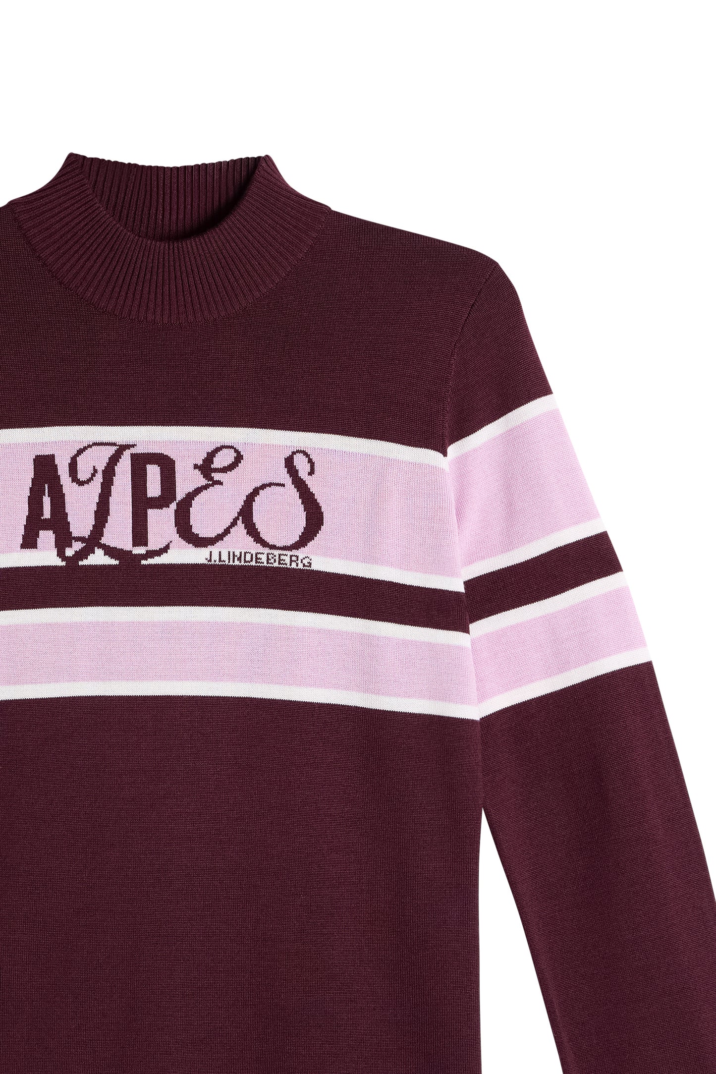 Miracle Knitted Sweater in Winetasting by J.Lindeberg