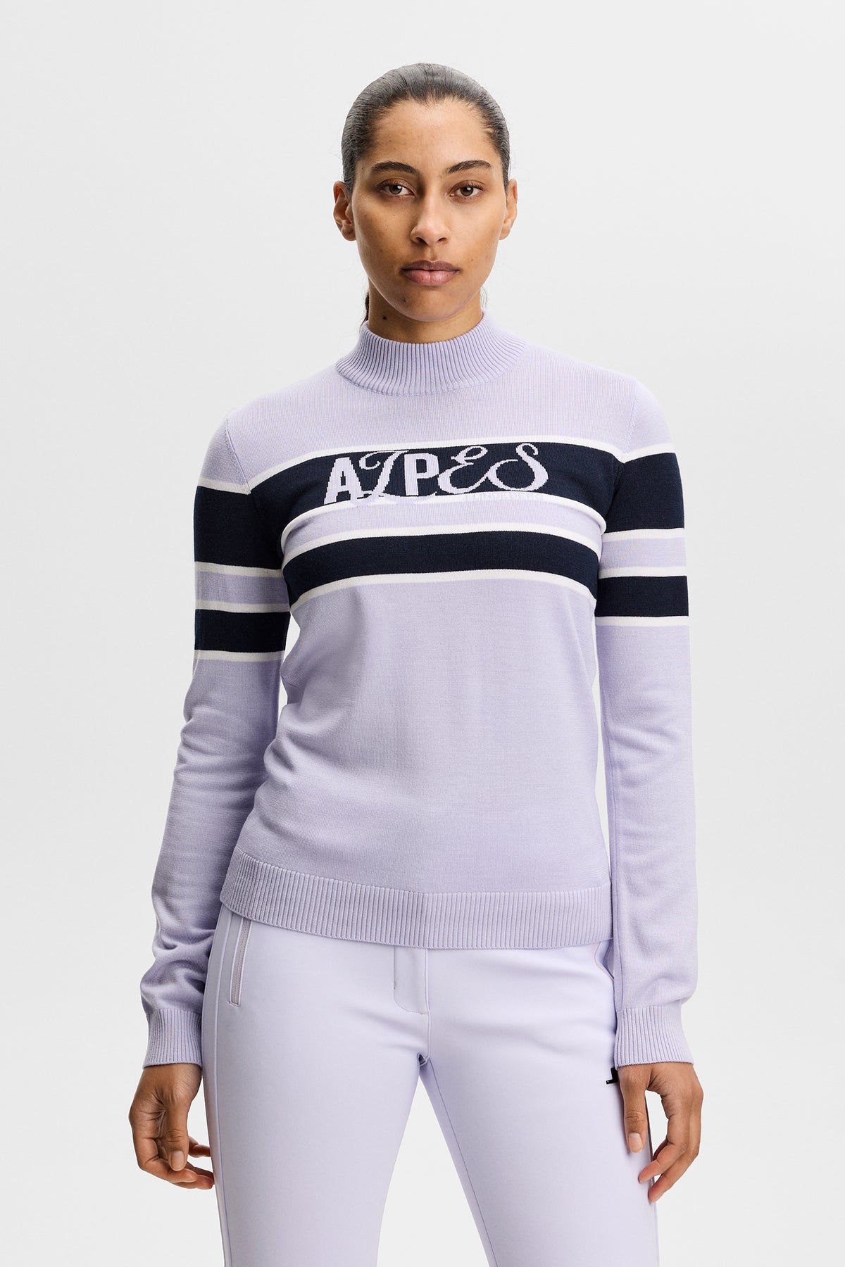 Miracle Knitted Sweater in Purple Heather by J.Lindeberg