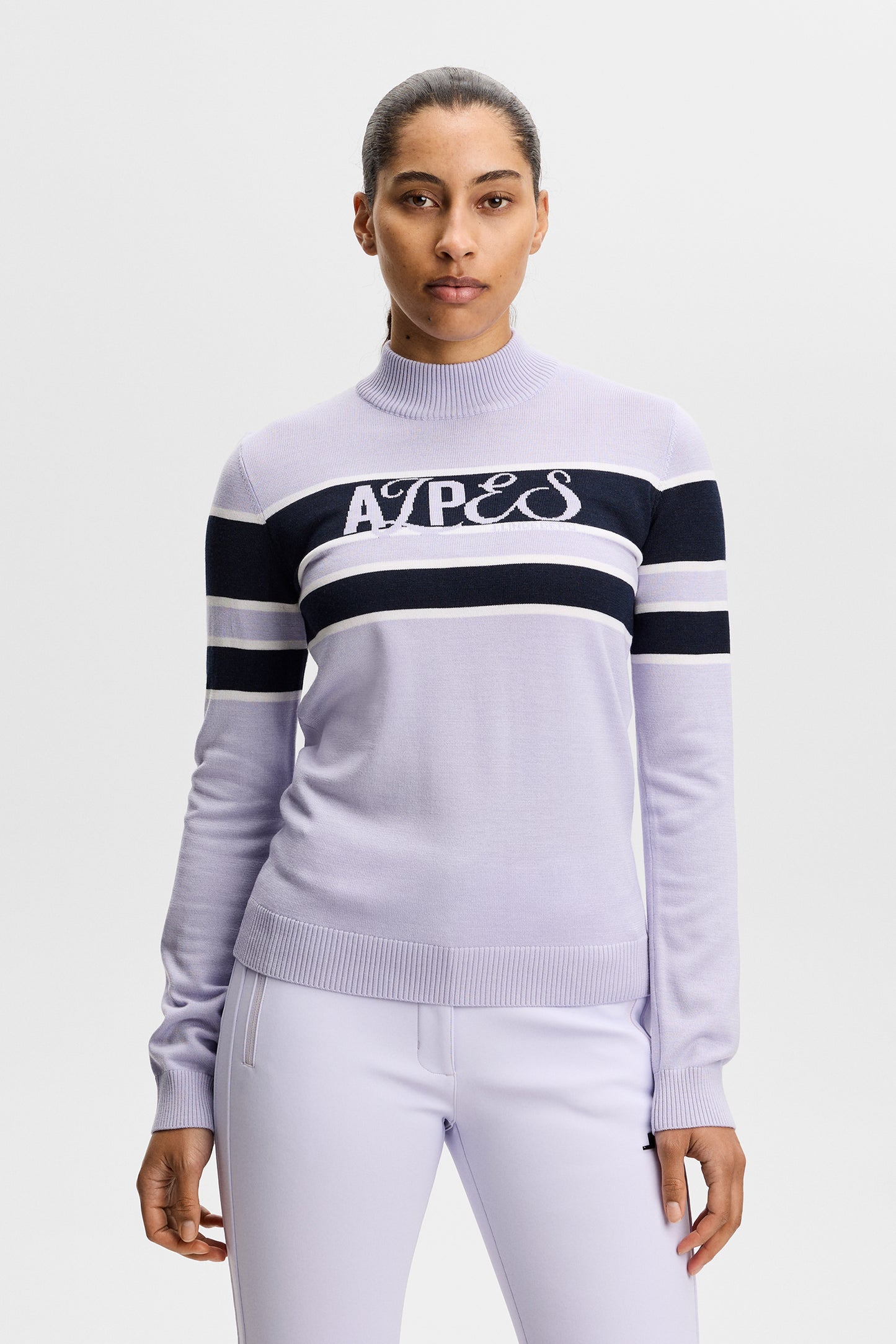 Miracle Knitted Sweater in Purple Heather by J.Lindeberg
