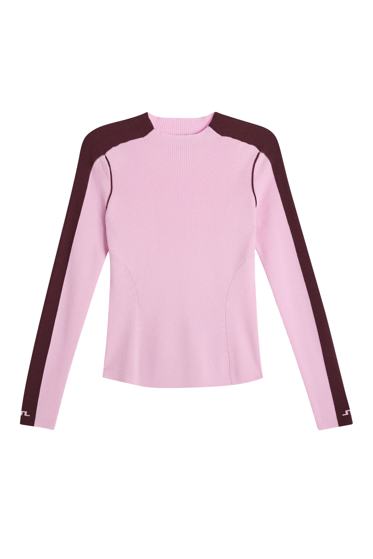 Vale Rib Knit Longsleeve in Orchid Bouquet by J.Lindeberg