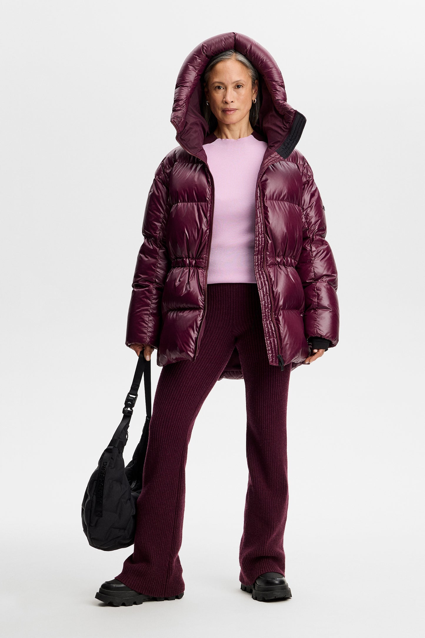 Vale Rib Knit Longsleeve in Orchid Bouquet by J.Lindeberg
