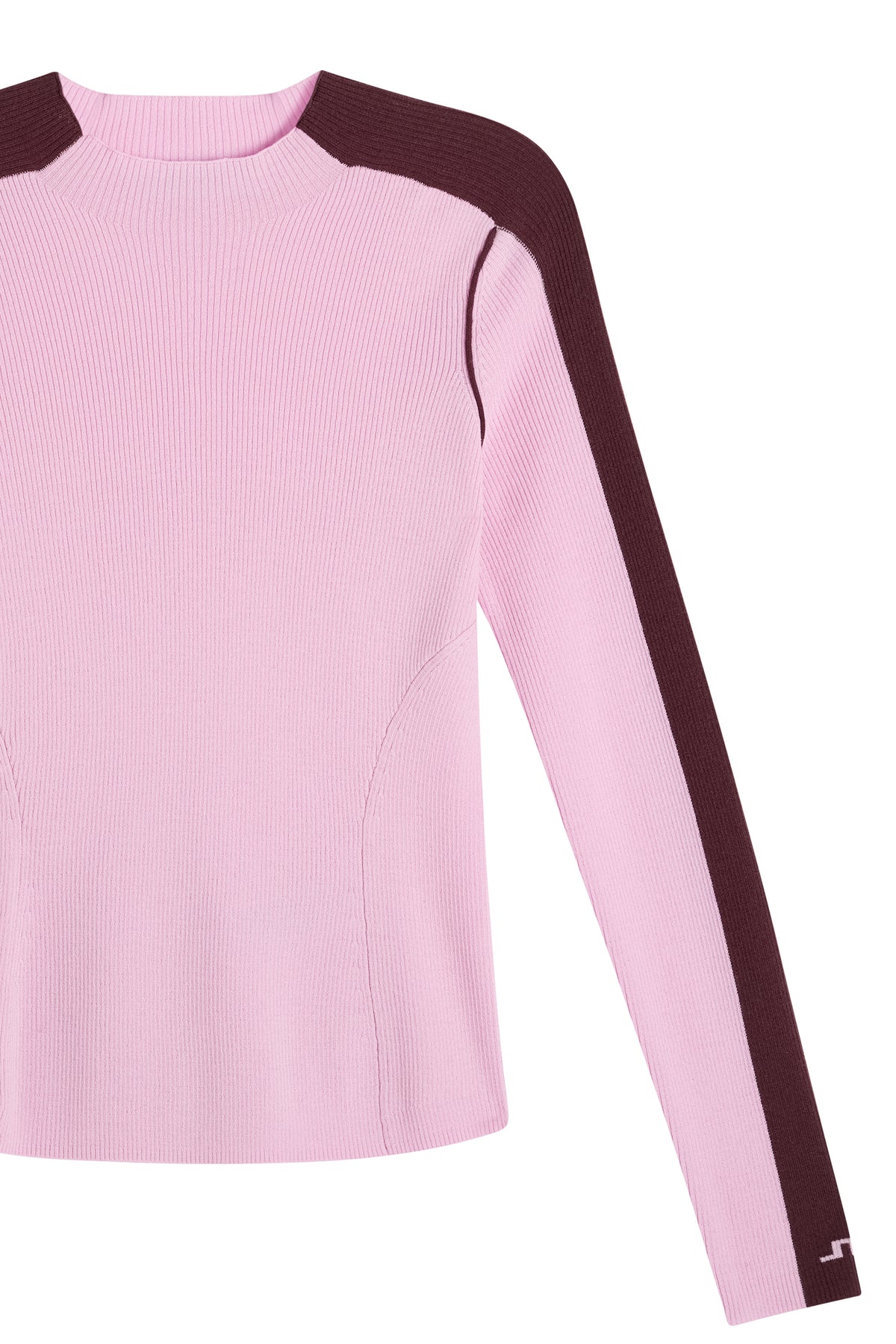 Vale Rib Knit Longsleeve in Orchid Bouquet by J.Lindeberg