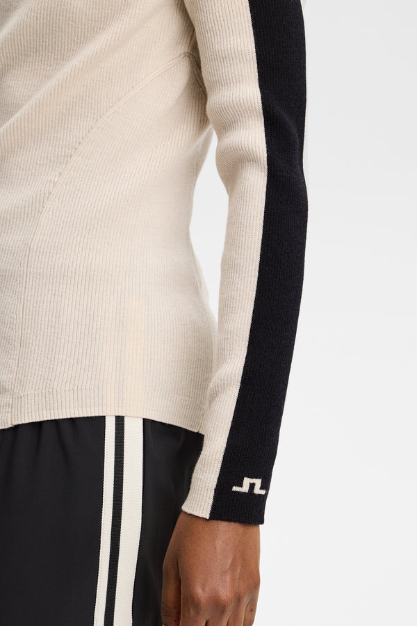 Vale Rib Knit Longsleeve / Moonbeam