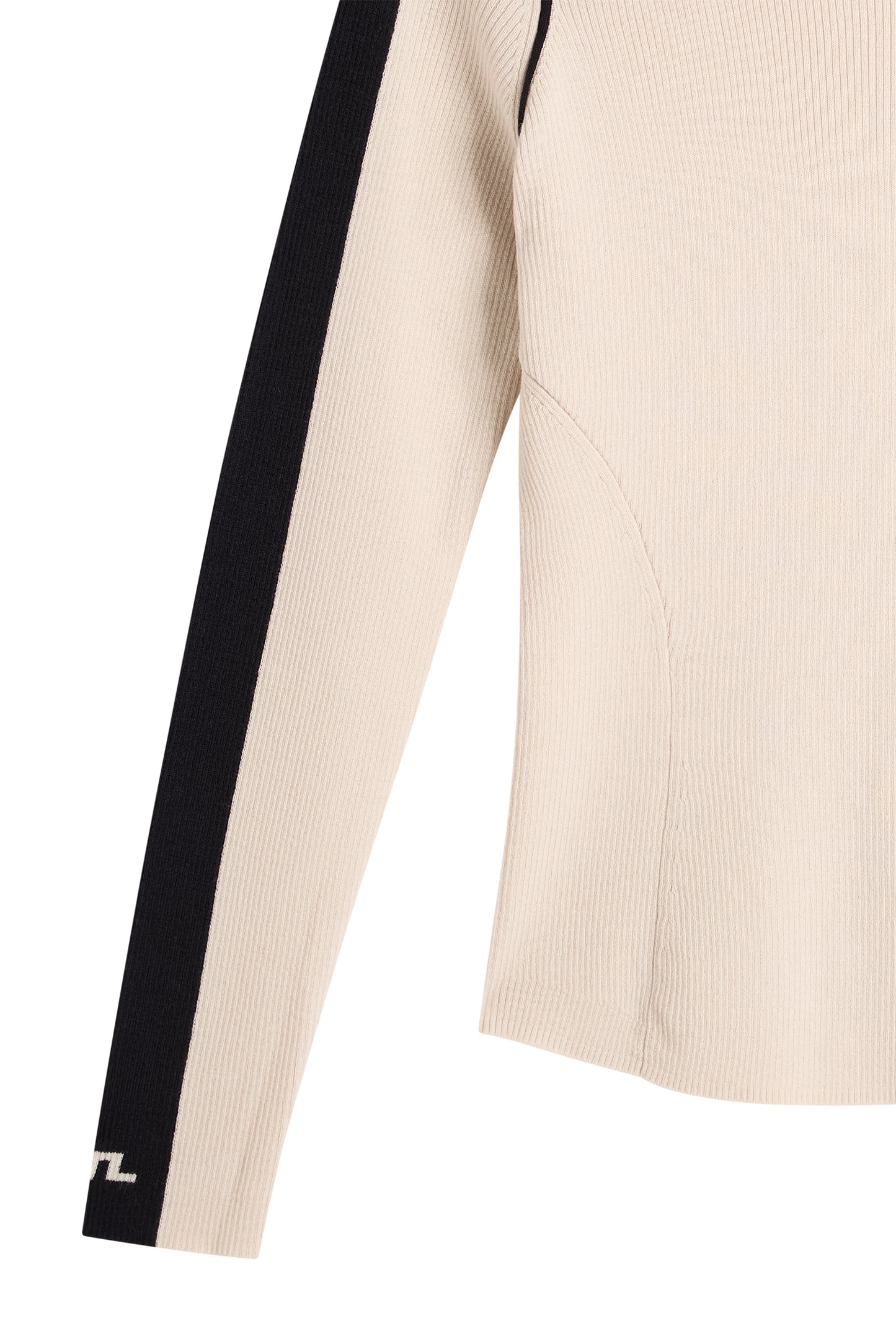 Vale Rib Knit Longsleeve in Moonbeam by J.Lindeberg