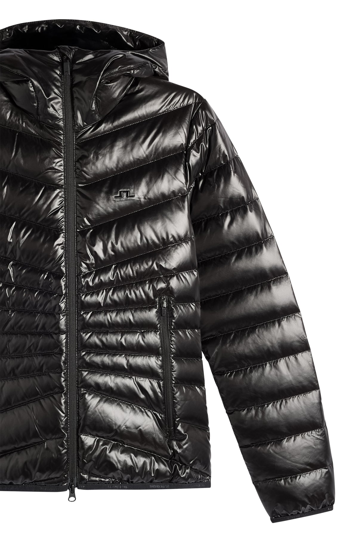 Lara Light Down Hood in Black by J.Lindeberg
