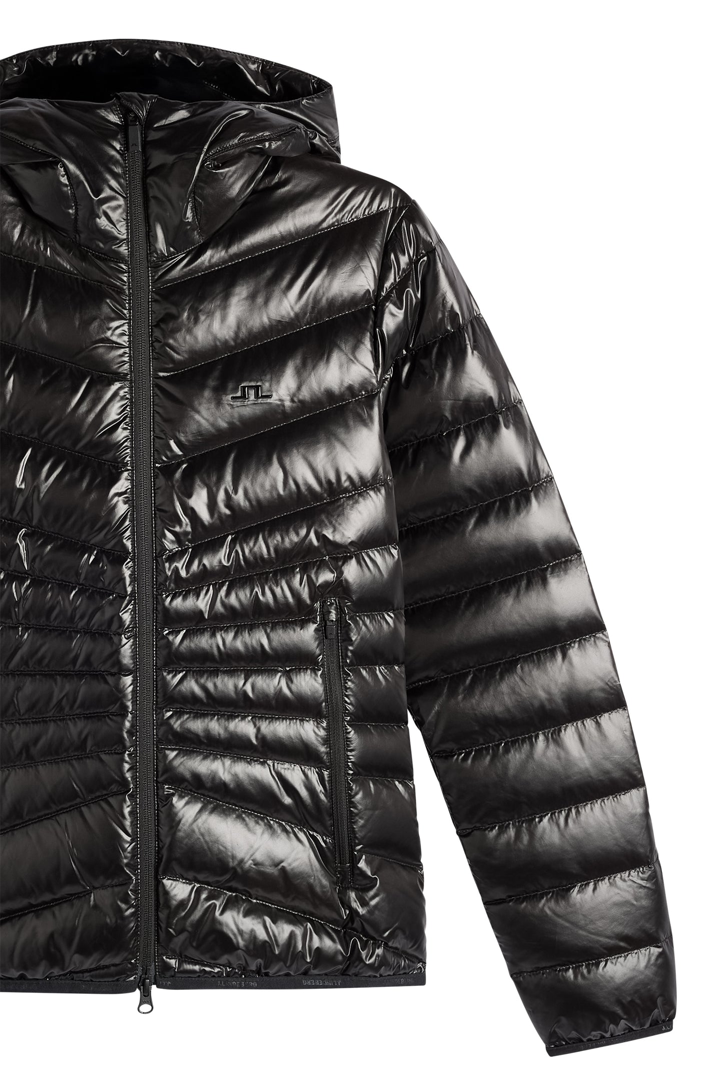 Lara Light Down Hood in Black by J.Lindeberg
