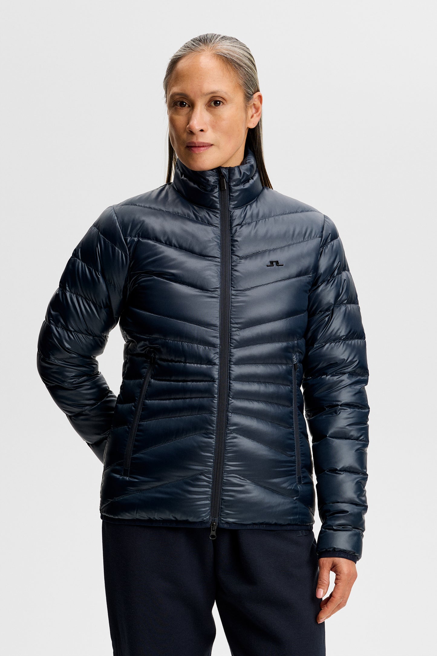 Lara Light Down Jacket in JL Navy by J.Lindeberg