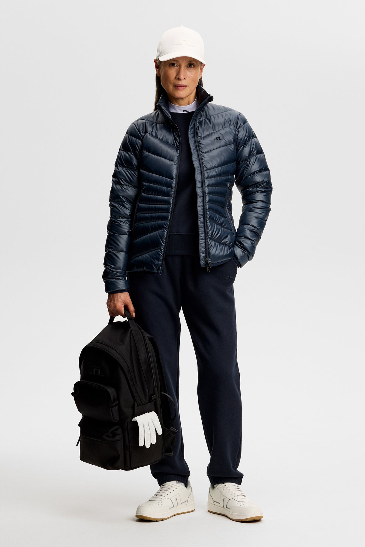 Lara Light Down Jacket in JL Navy by J.Lindeberg