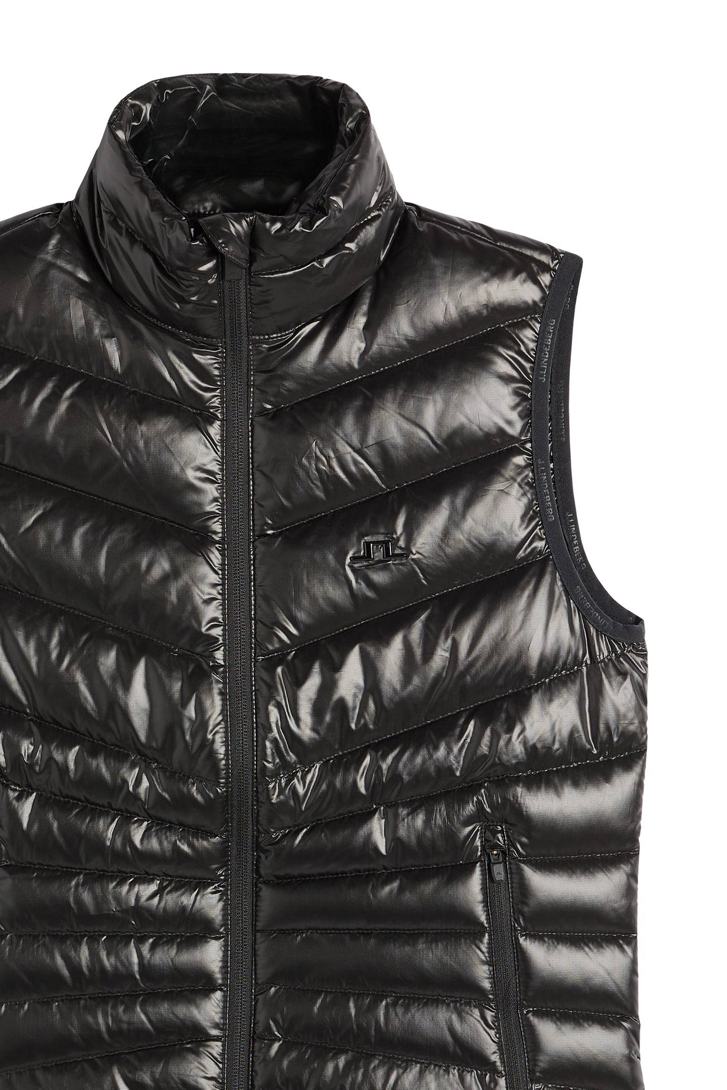 Lara Light Down Vest in Black by J.Lindeberg