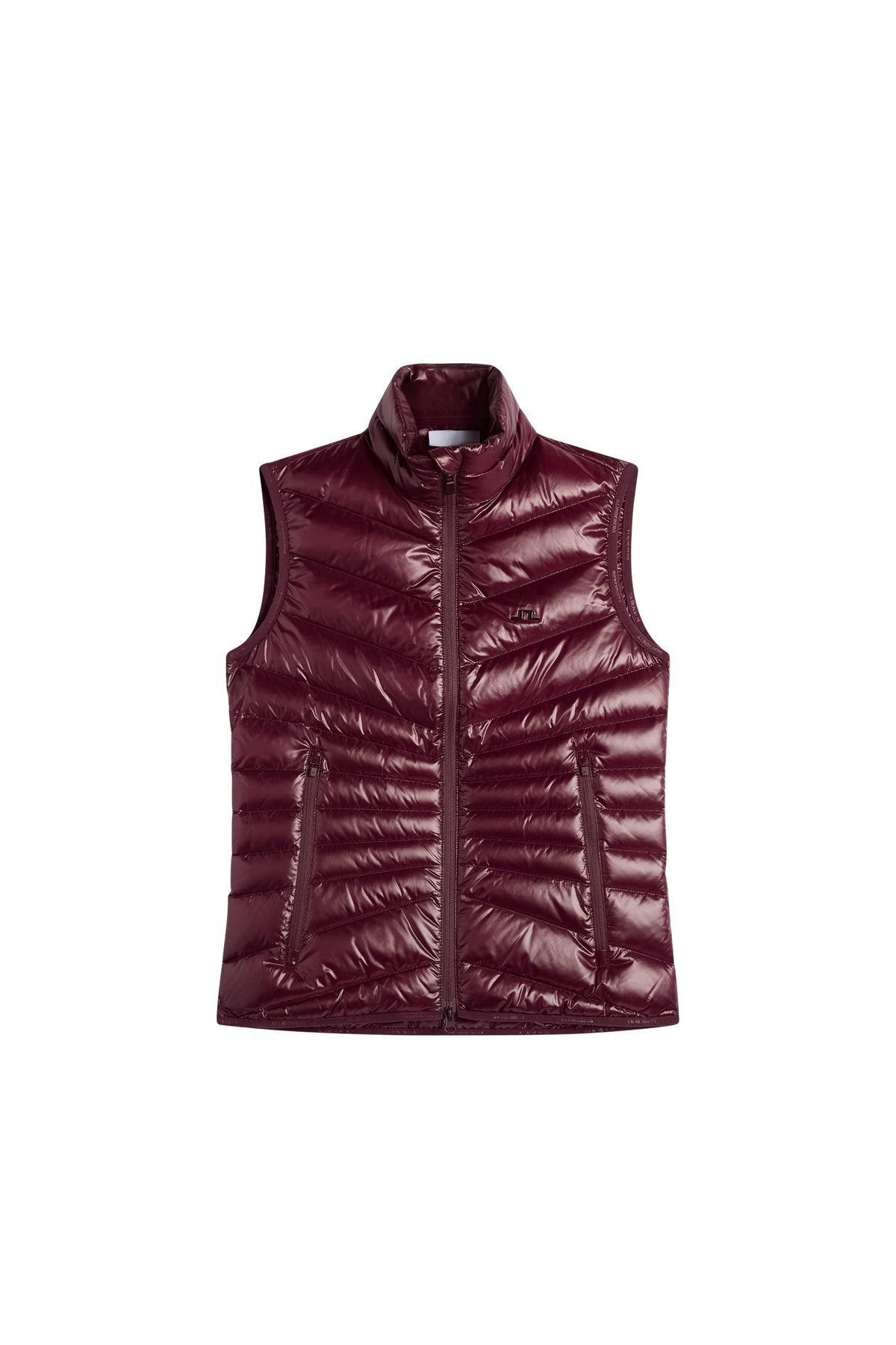 Lara Light Down Vest in Winetasting by J.Lindeberg