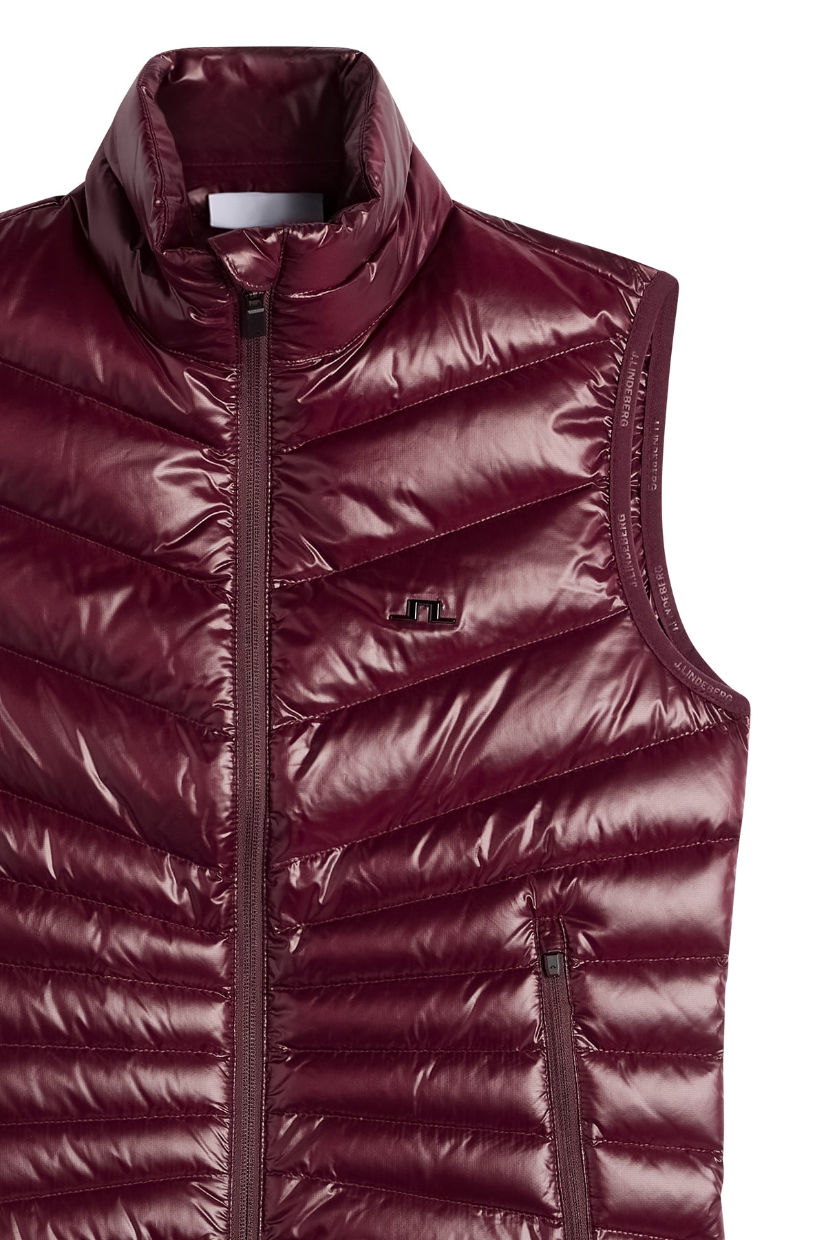 Lara Light Down Vest in Winetasting by J.Lindeberg